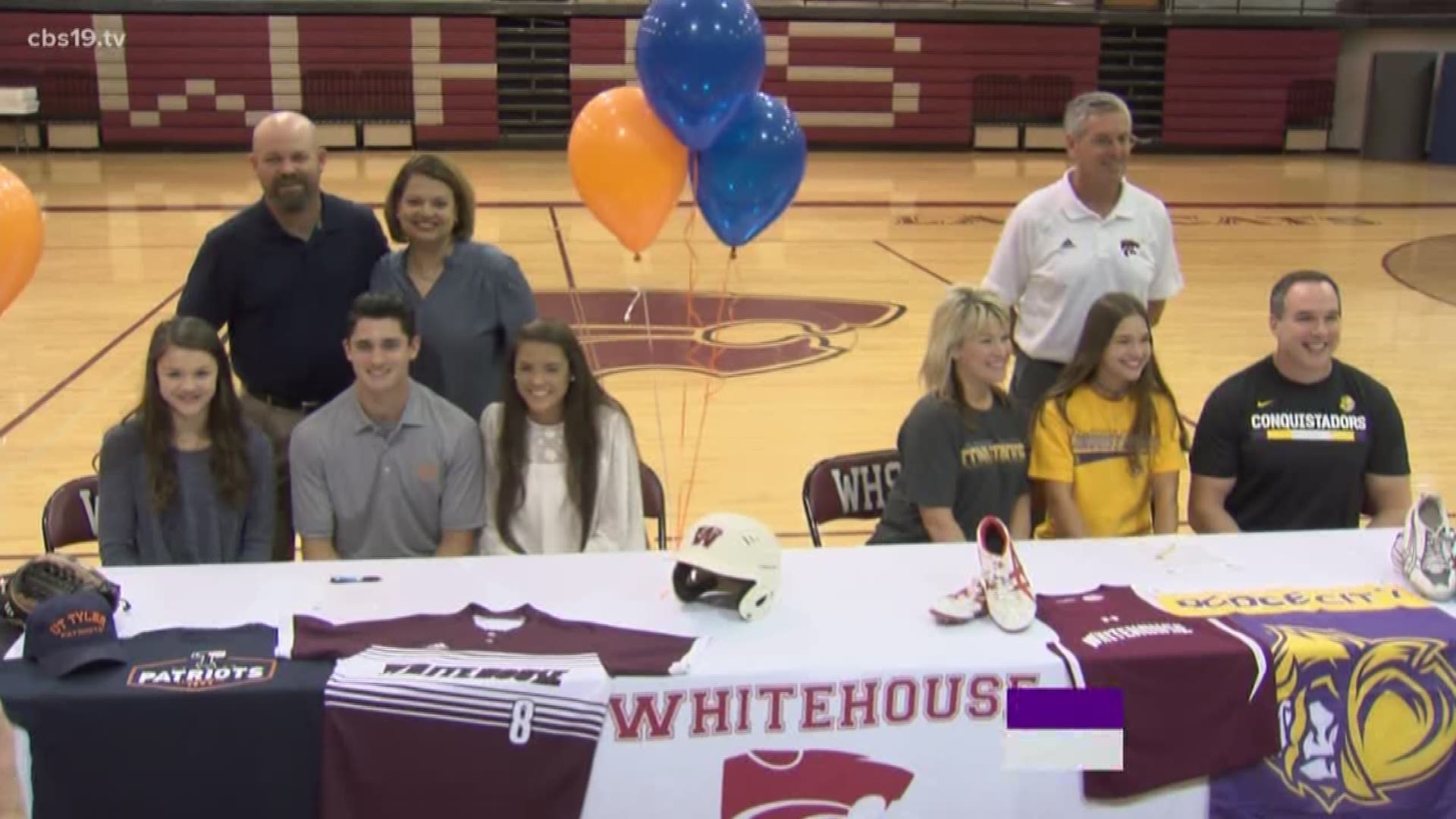 Pair of Whitehouse athletes sign with colleges