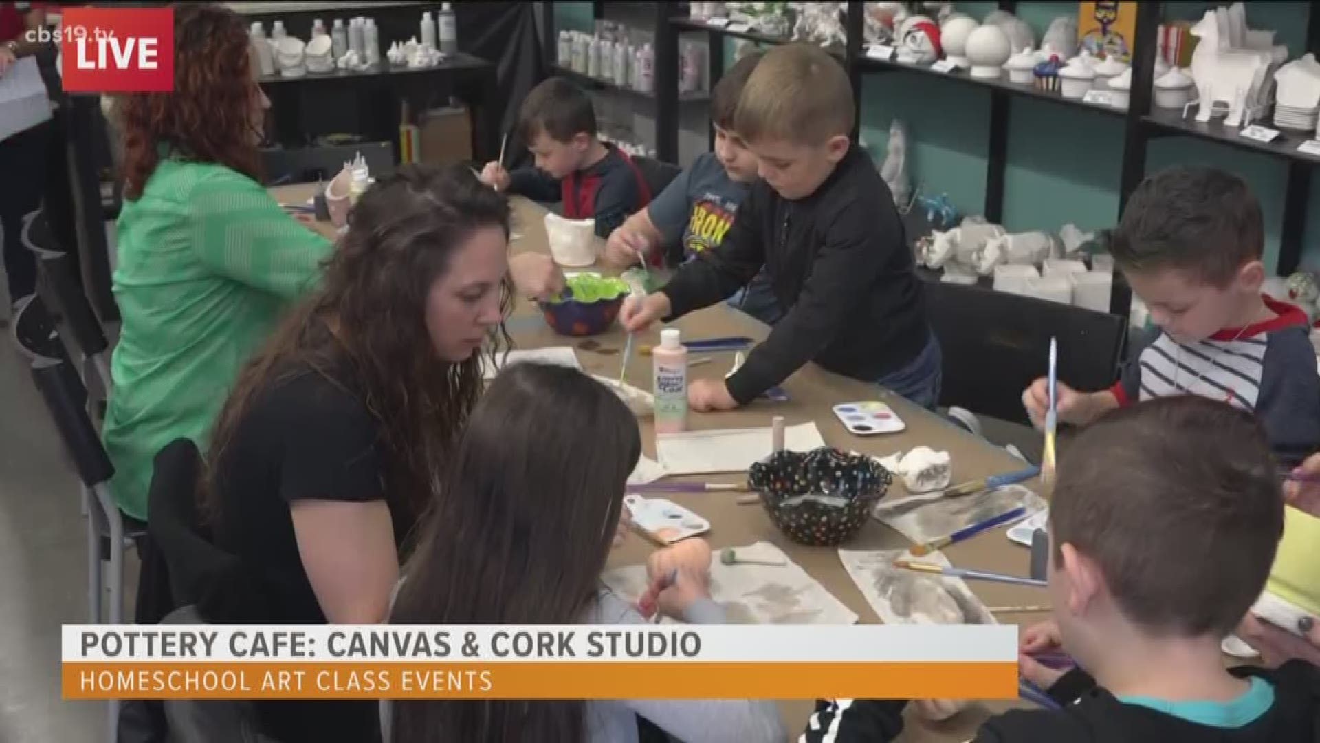 Pottery Cafe helps homeschool kids learn all about art!