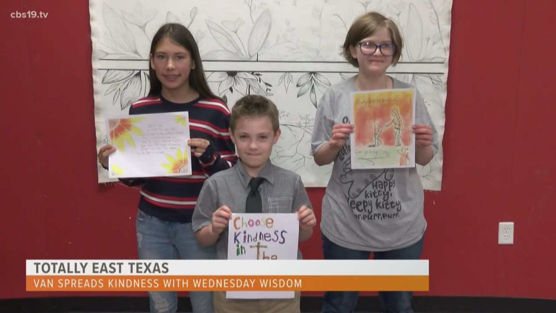 Van ISD students are showing how a little bit of kindness can have a ripple effect in the community. They share some of their wisdom through original art.
