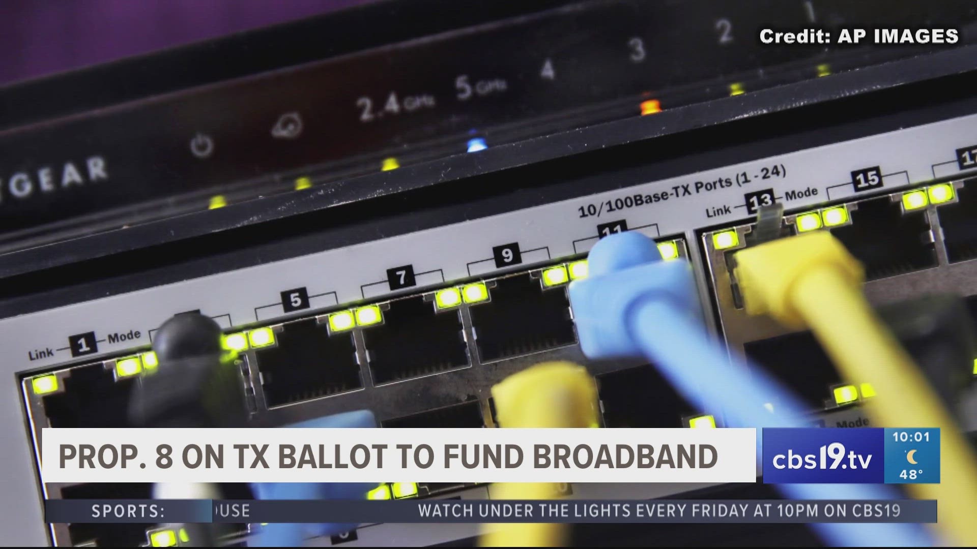Federal funding for broadband internet access would require a 25% match from grant applicants.