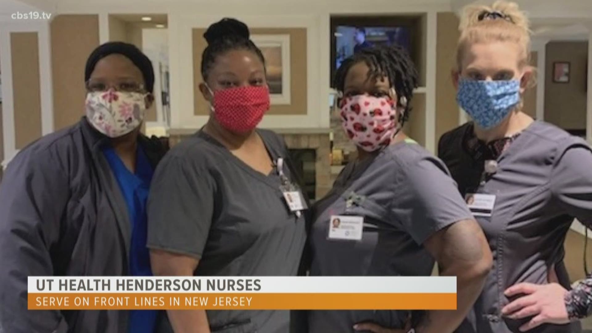 Four nurses from UT Health Henderson returned to work after spending two weeks helping at a New Jersey hospital during the height of the COVID-19 outbreak.
