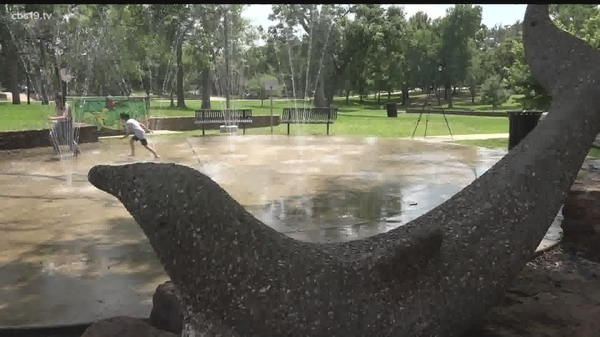 The onset of extreme heat could have you searching for a way for quick relief - the splashpad at Bergfeld park is on free option offered by the city.