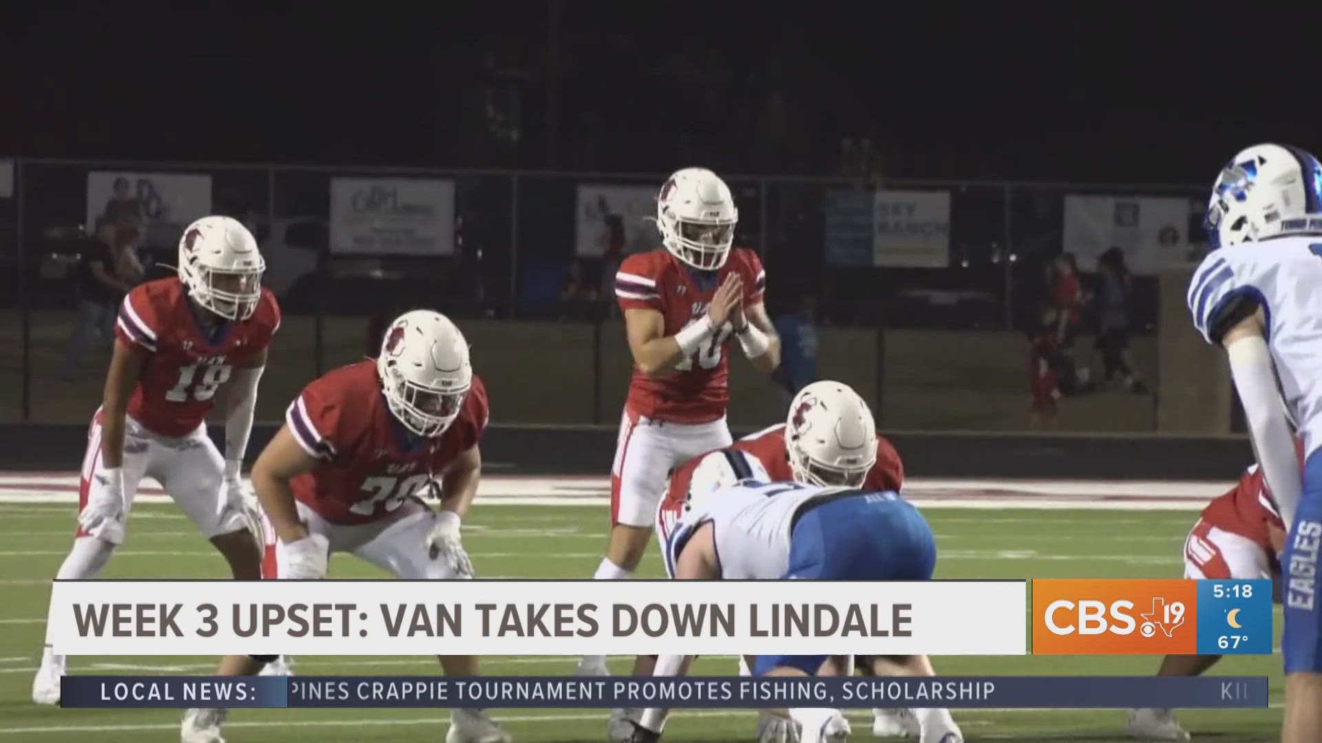 The Vandals secured a close win over No. 7 Lindale, 28-23.