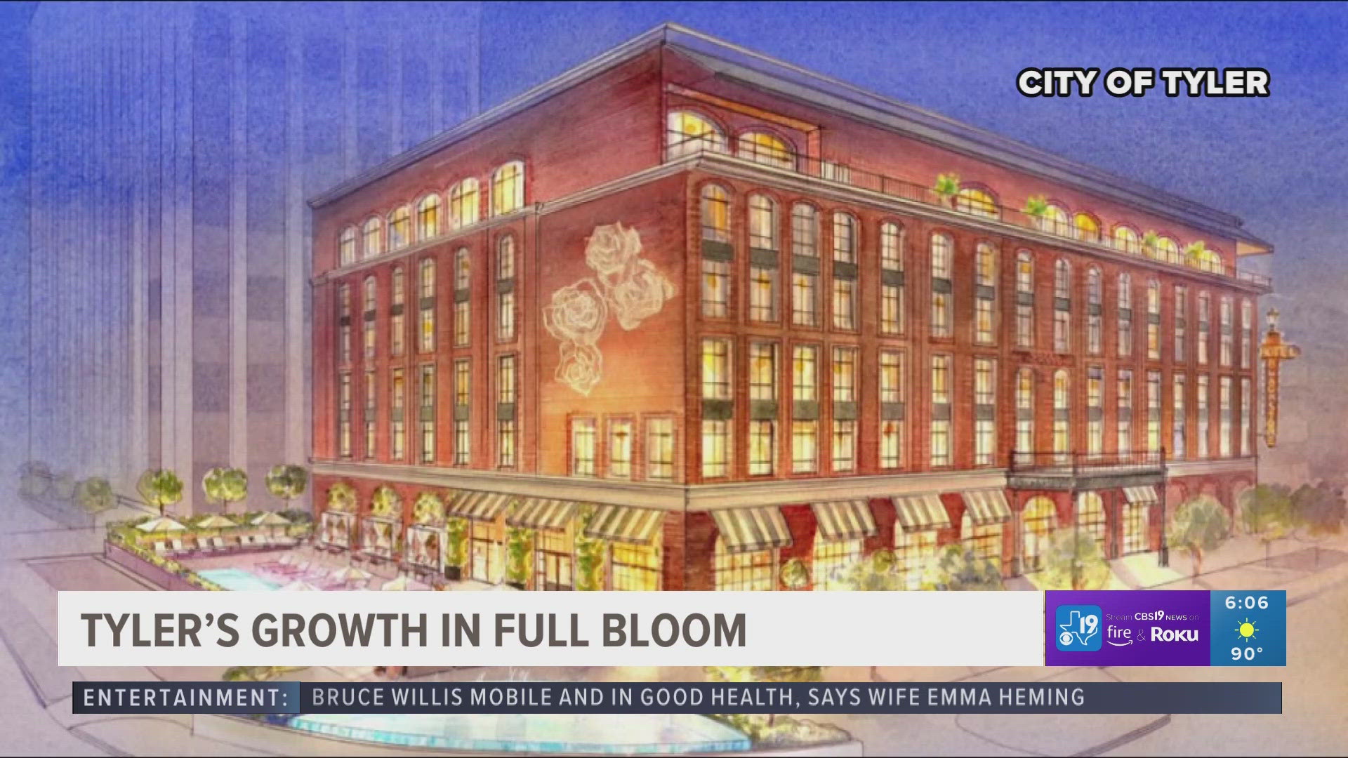 During their weekly meeting, the Tyler City Council gave the green light to a $47.7 million hotel from Valencia Hotel Group.