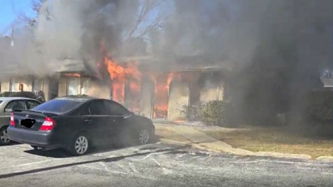 Longview apartment fire caused by unattended cooking displaces 15 people