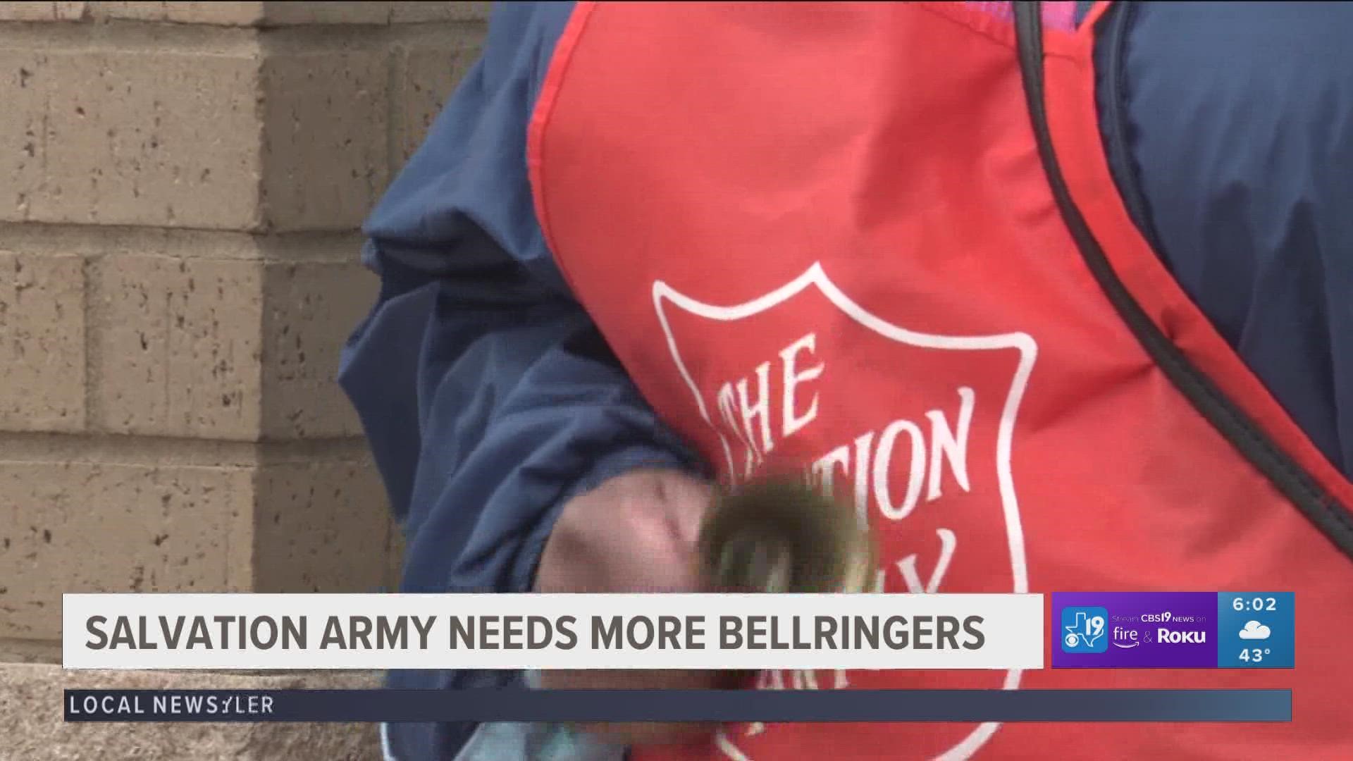 Tyler Salvation Army in need of more volunteers this holiday season