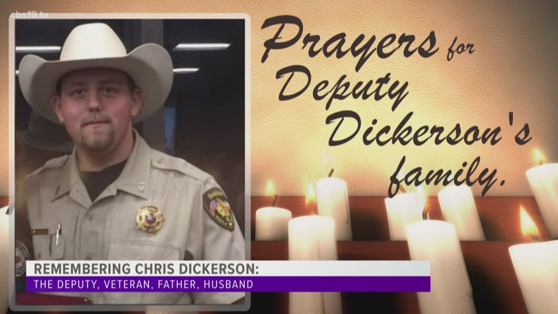 Deputy Chris Dickerson was a dedicated husband, father and community service member.