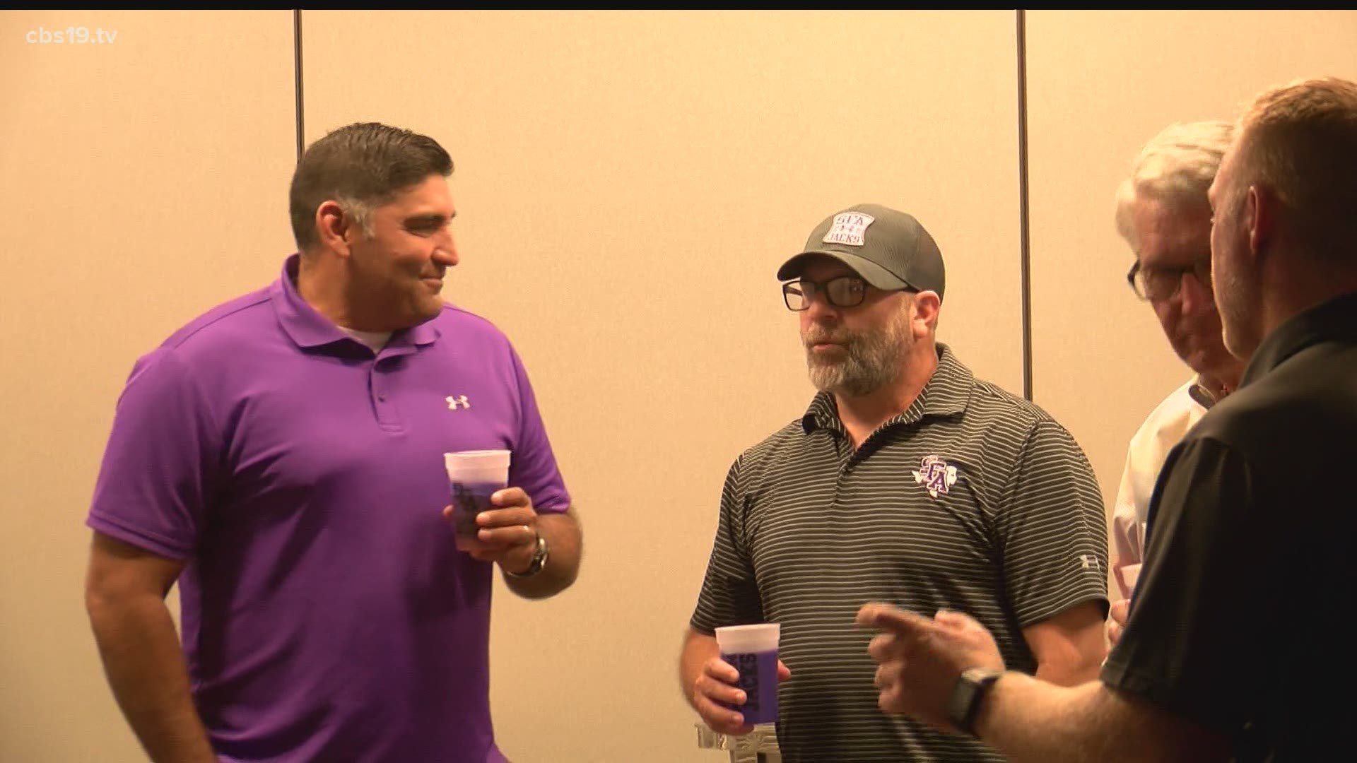 SFA Athletic Director Ryan Ivey as well as Colby Carthel & Kyle Keller highlight the big names that showed up to attend SFA alumni function in Tyler.