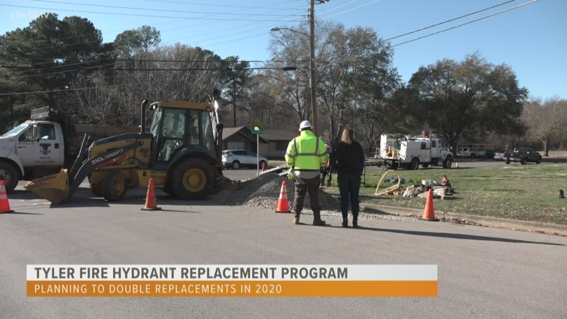 The City of Tyler plans on replacing twice the amount of fire hydrants every week in 2020.