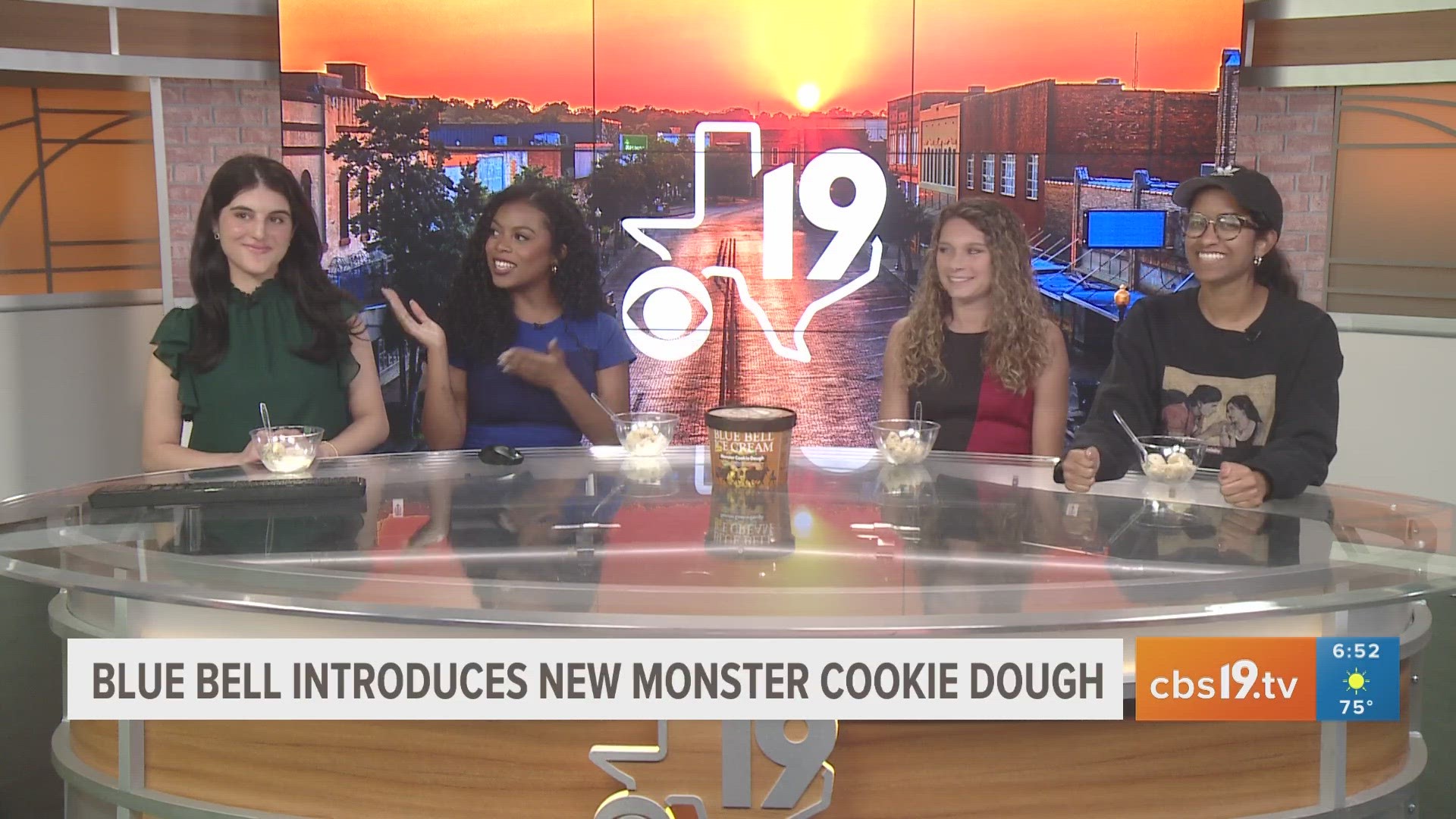 CBS19 Morning Y'all tries Blue Bell's new Monster Cookie Dough flavor