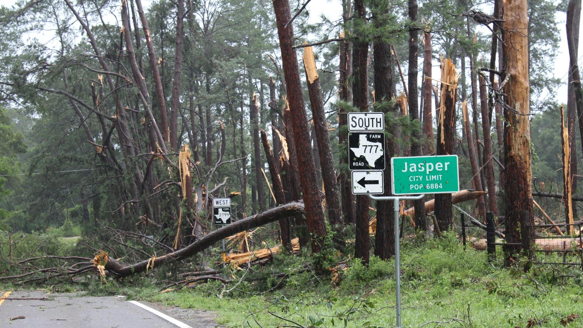 Tornado warnings were being issued Monday as Tropical Storm Beryl made its way through the eastern part of Texas.