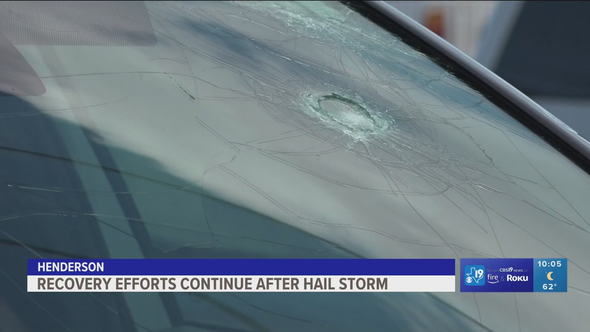 Henderson car dealership sees major hail damage | cbs19.tv