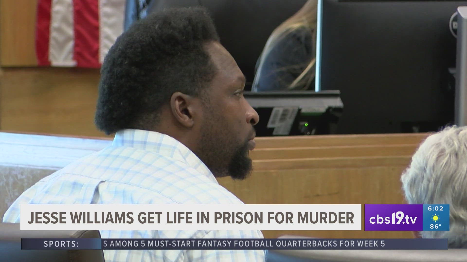 Jesse Williams sentenced to life in prison for murder