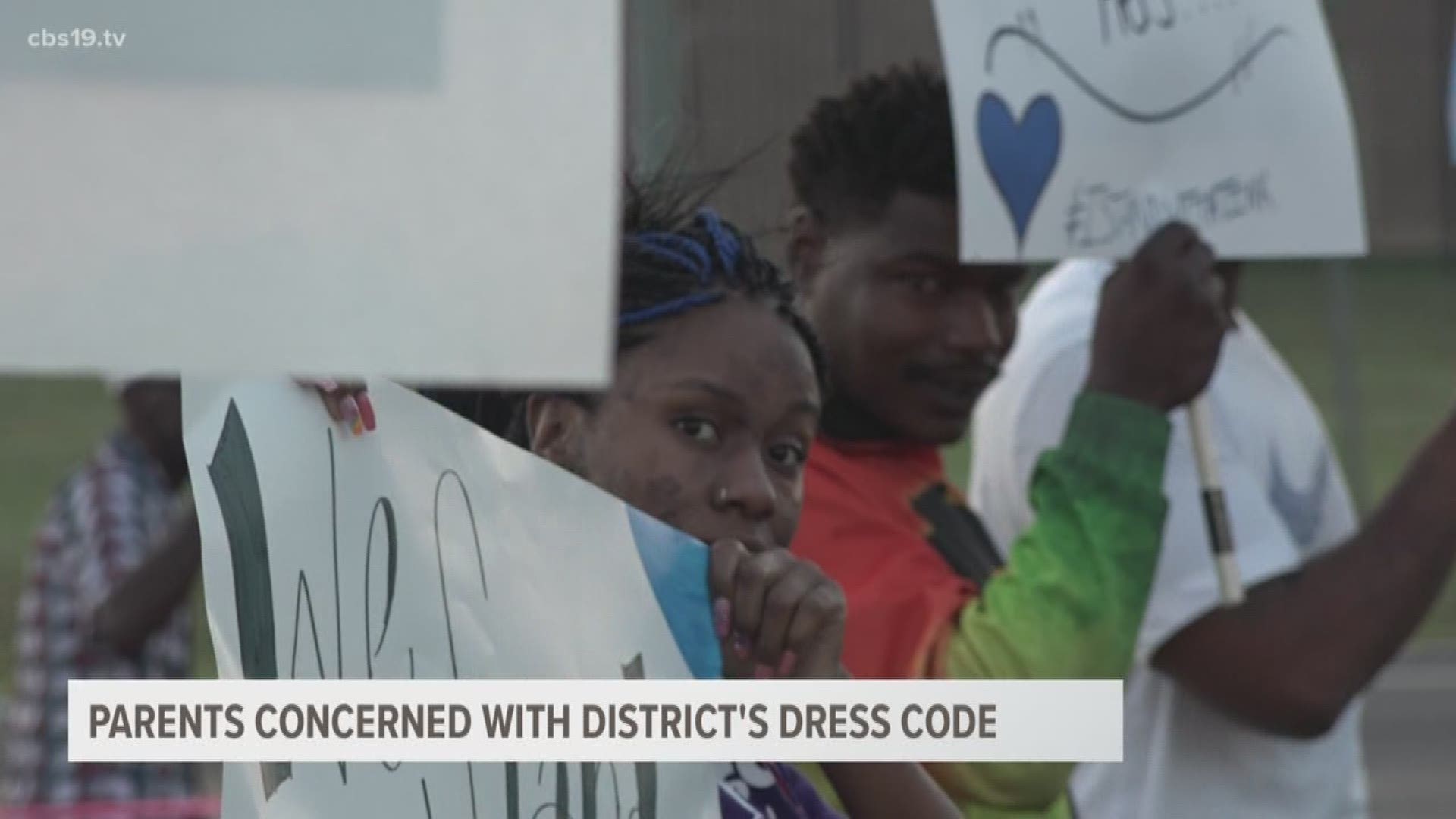 Parents concerned with district's dress code policy