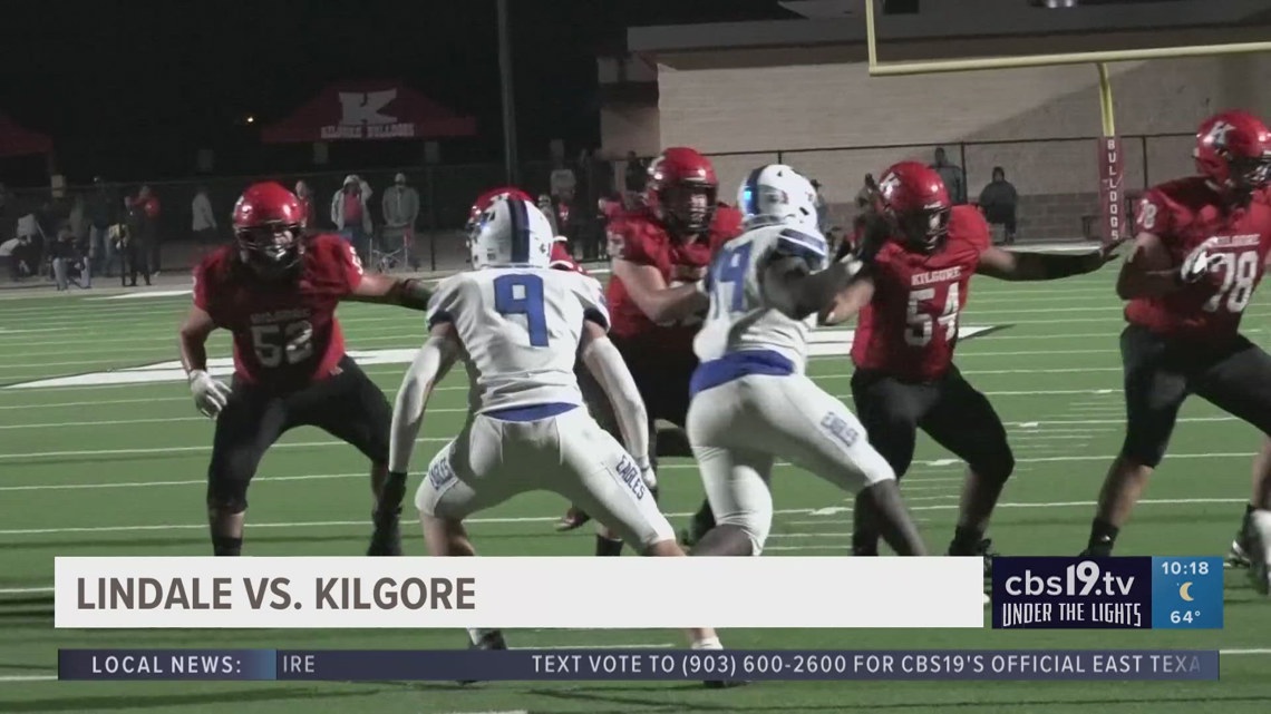 UNDER THE LIGHTS Kilgore runs over Lindale cbs19.tv