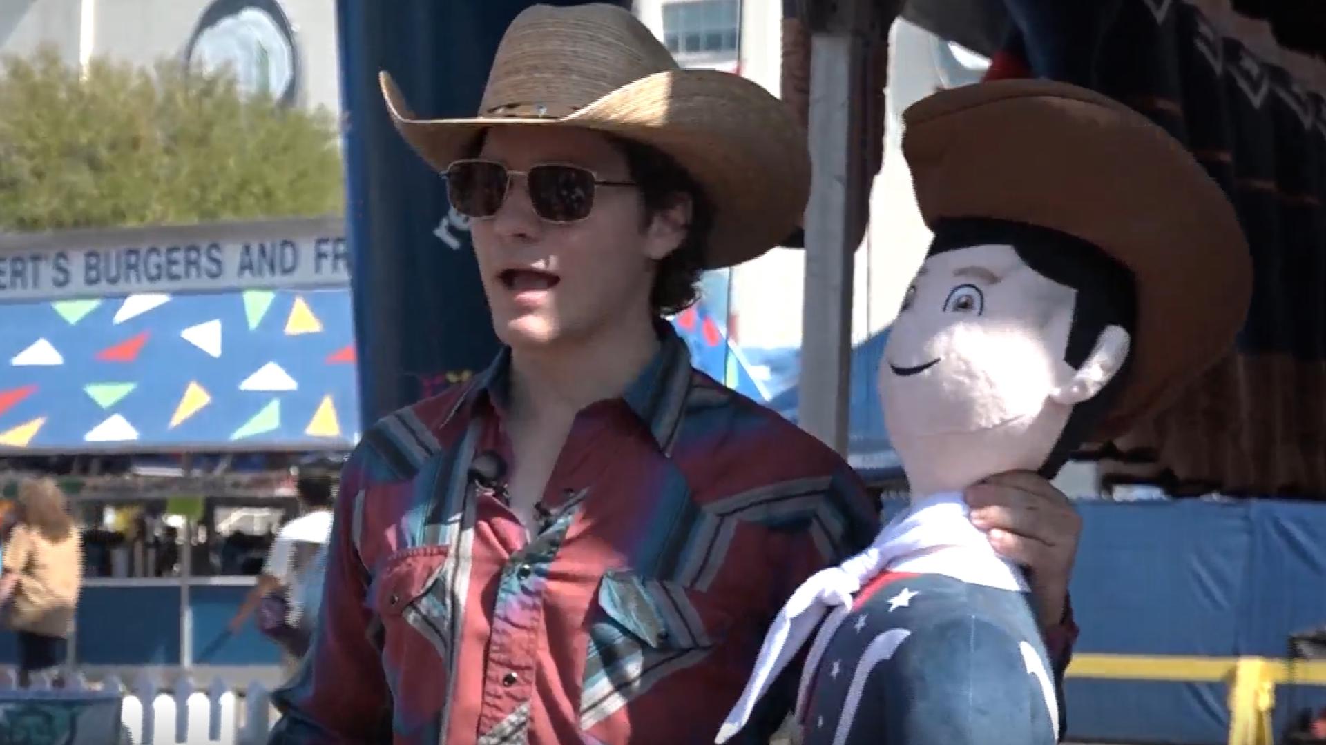 CBS19 teamed up with Ore City native Montana Jordan to take on the State Fair of Texas ahead of the premiere of "Georgie & Mandy's First Marriage" on CBS.