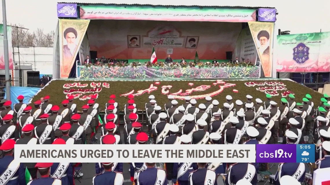 Americans urged to leave the Middle East as tensions rise between Iran ...