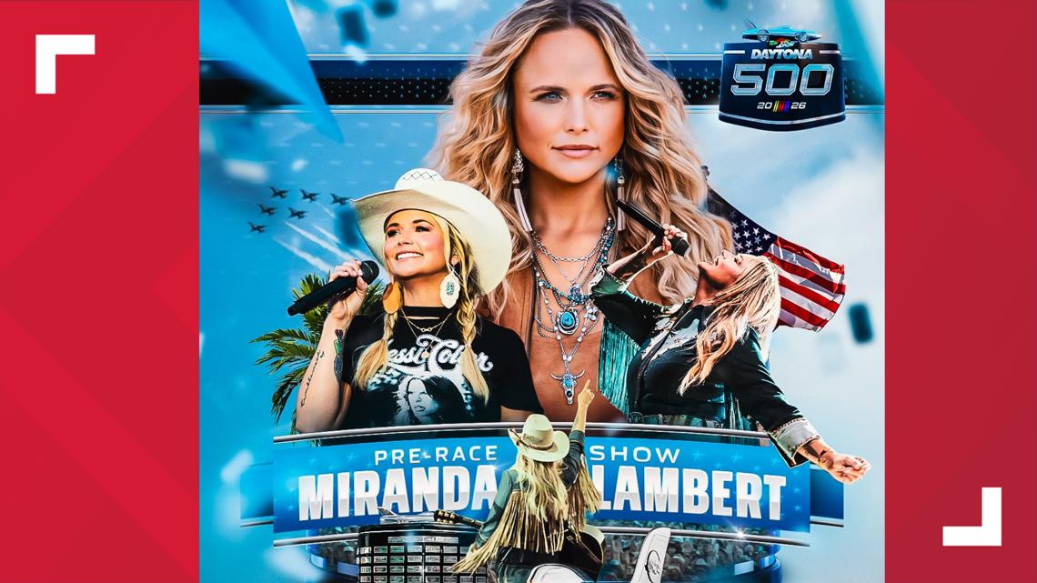East Texas native Miranda Lambert to perform at Daytona 500 pre ...