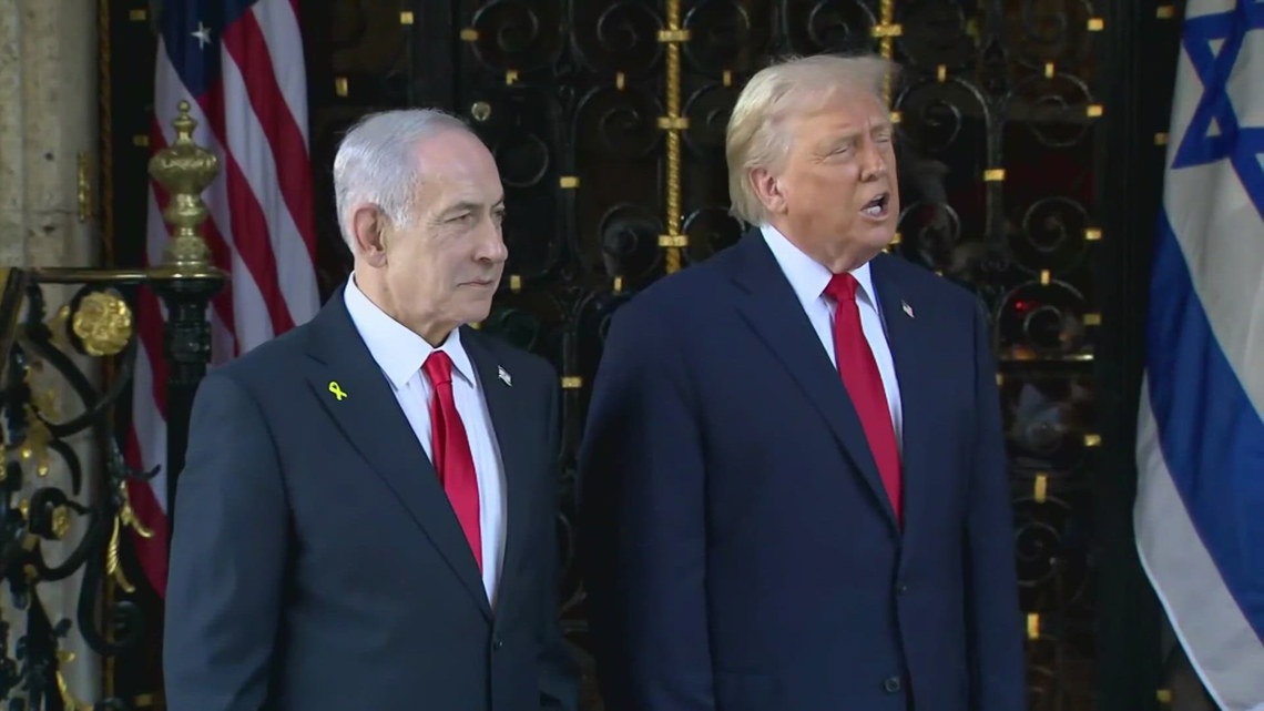 President Trump, Israeli PM Netanyahu meet at Mar-a-Lago