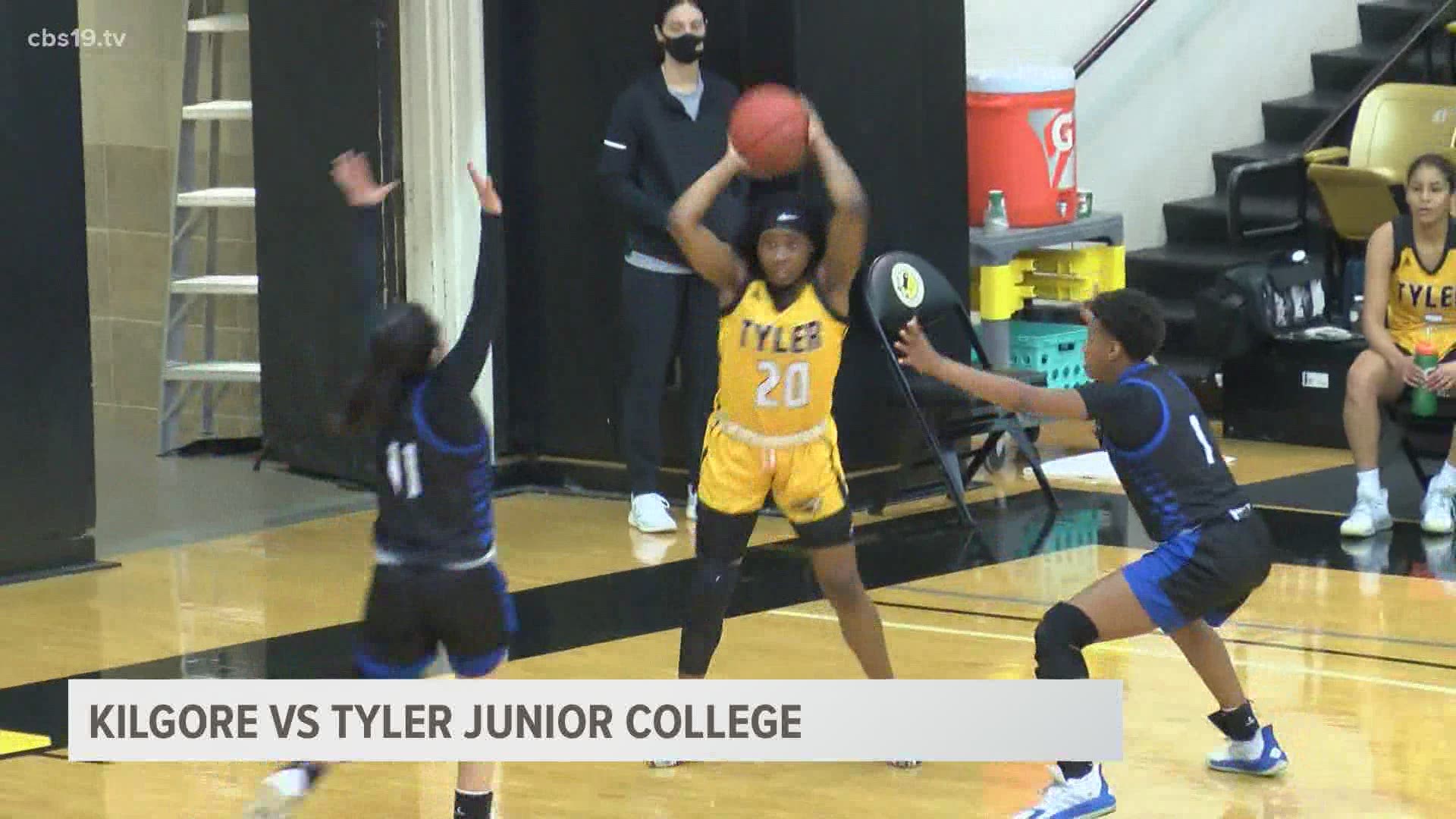 TJC looked sharp in a convincing 79-44 victory over rival Kilgore College Wednesday night