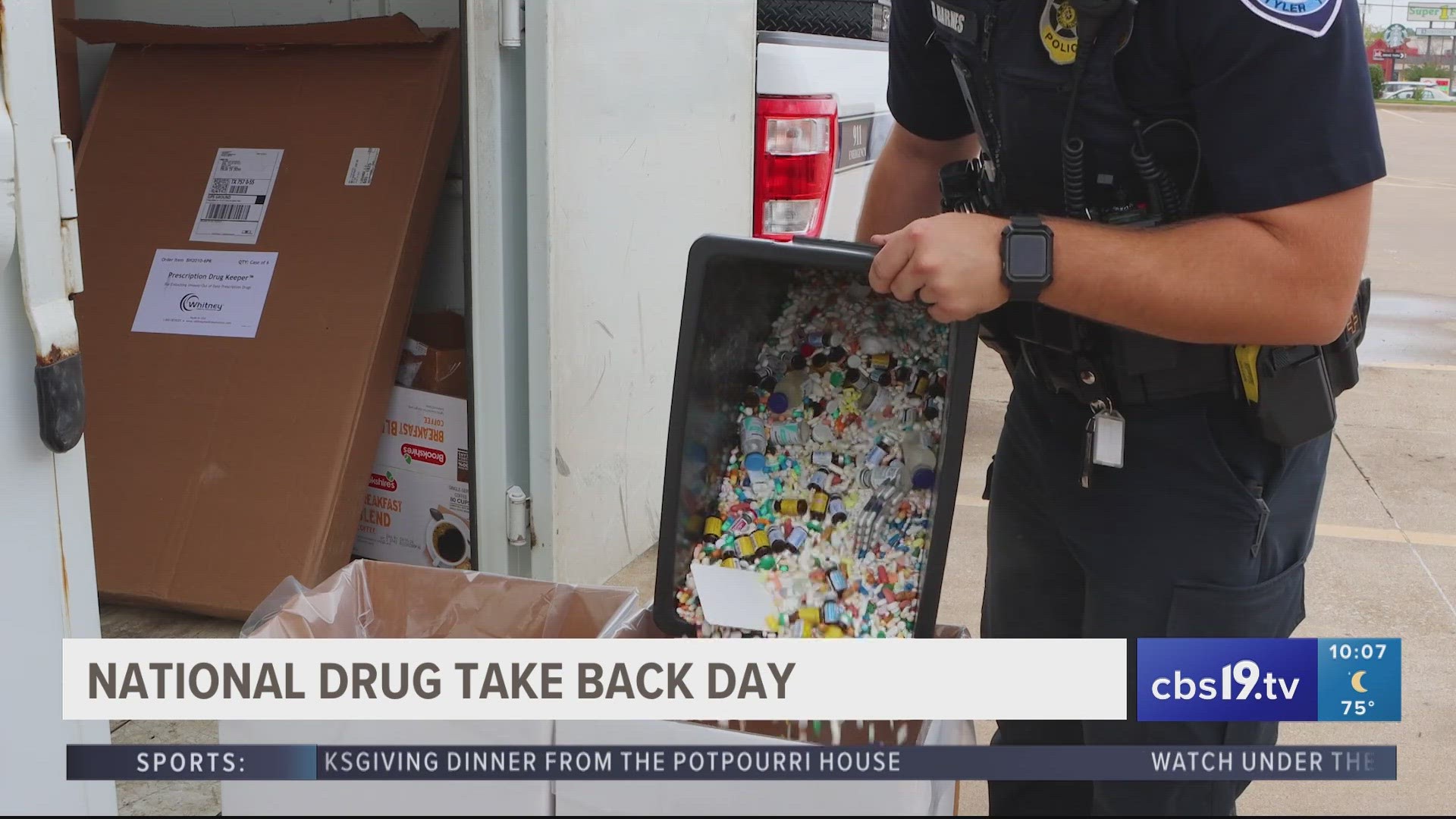 This biannual event aims to dispose of unwanted drugs or narcotics in an environmentally friendly manner.