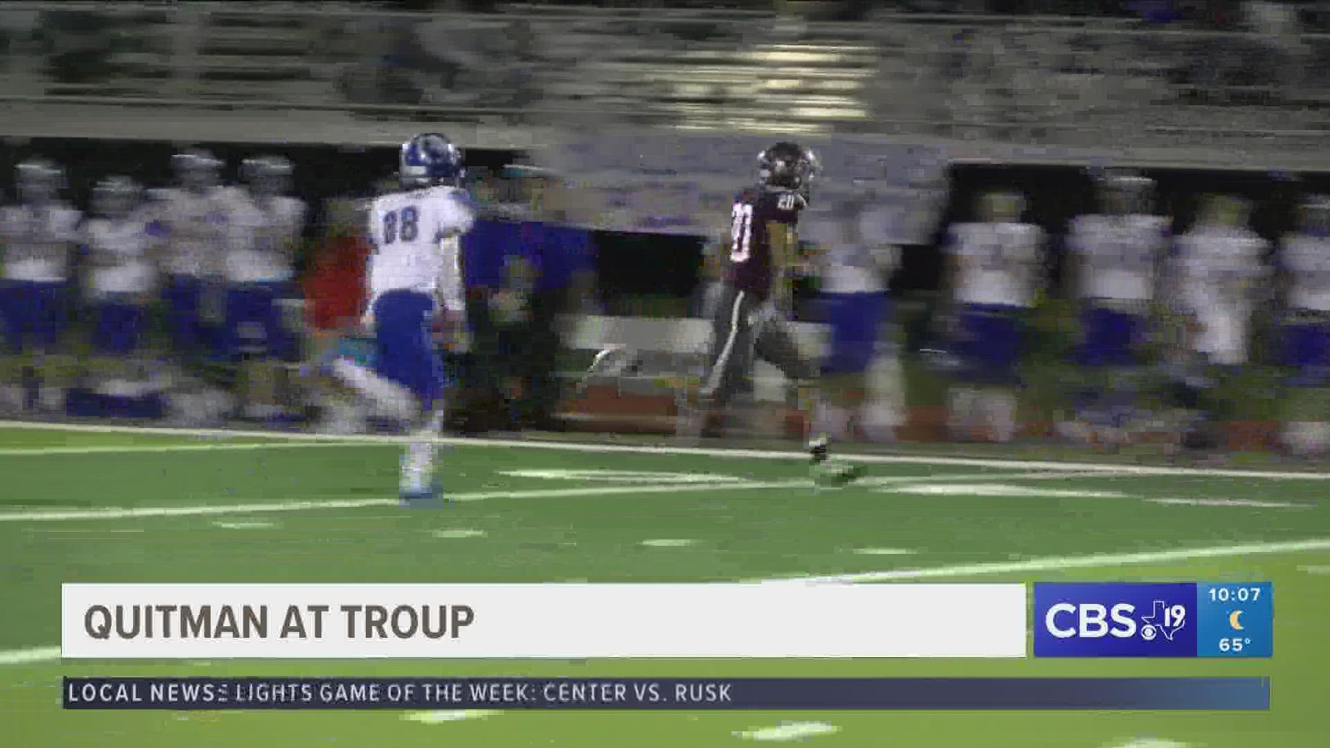 UNDER THE LIGHTS: Troup vs. Quitman