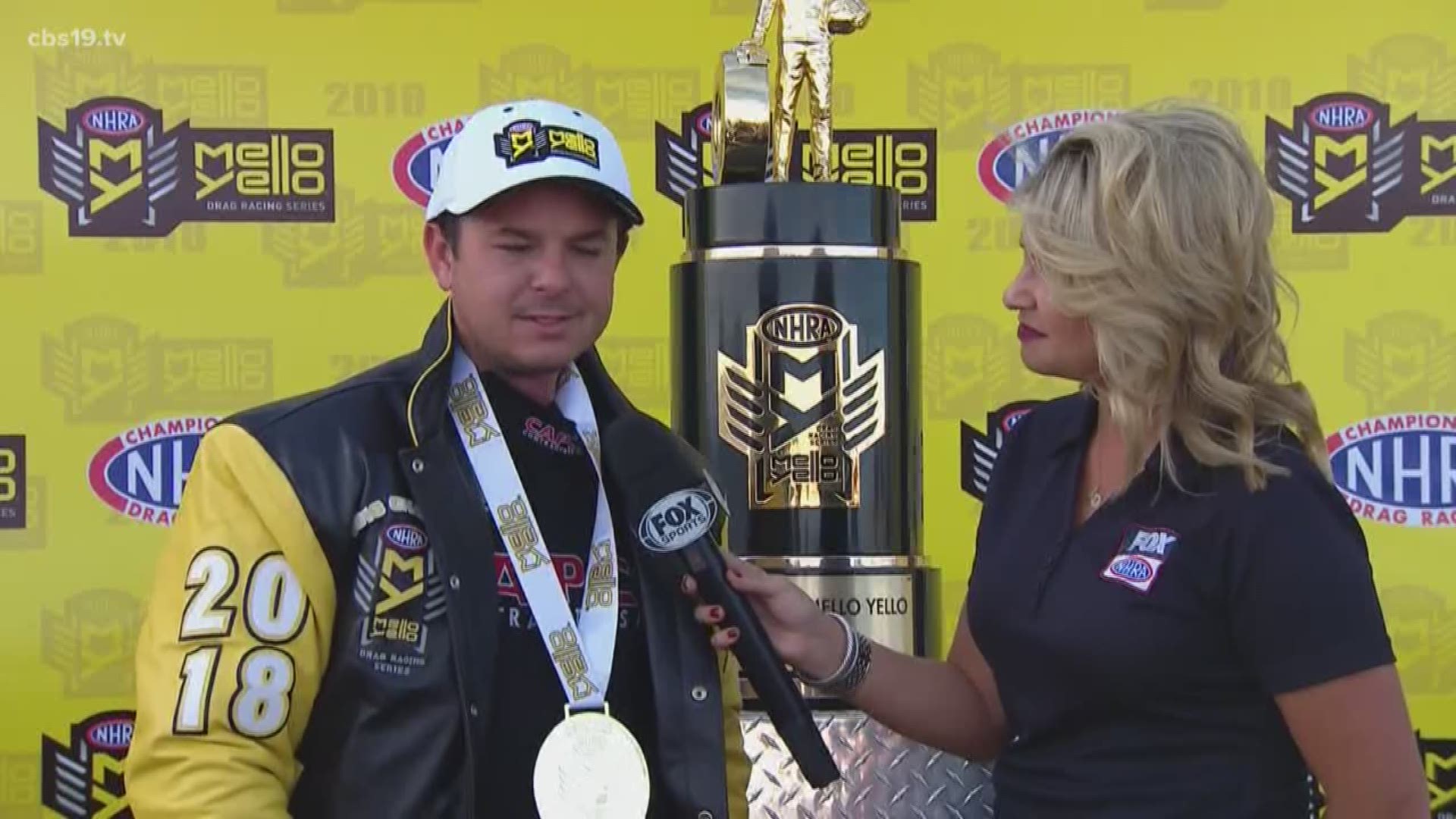 Steve Torrence talks on 19now about racing and what it's like being up for an ESPY.