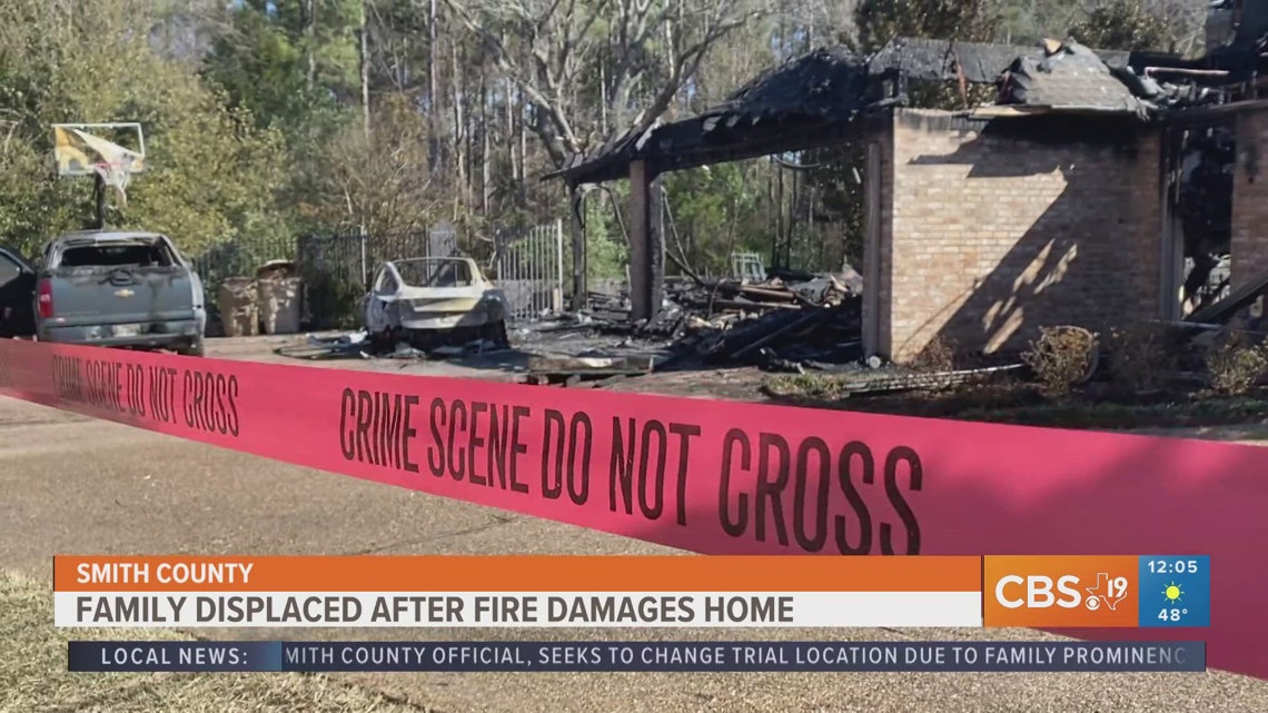 East Texas family of five loses their home after fire starts quickly ...