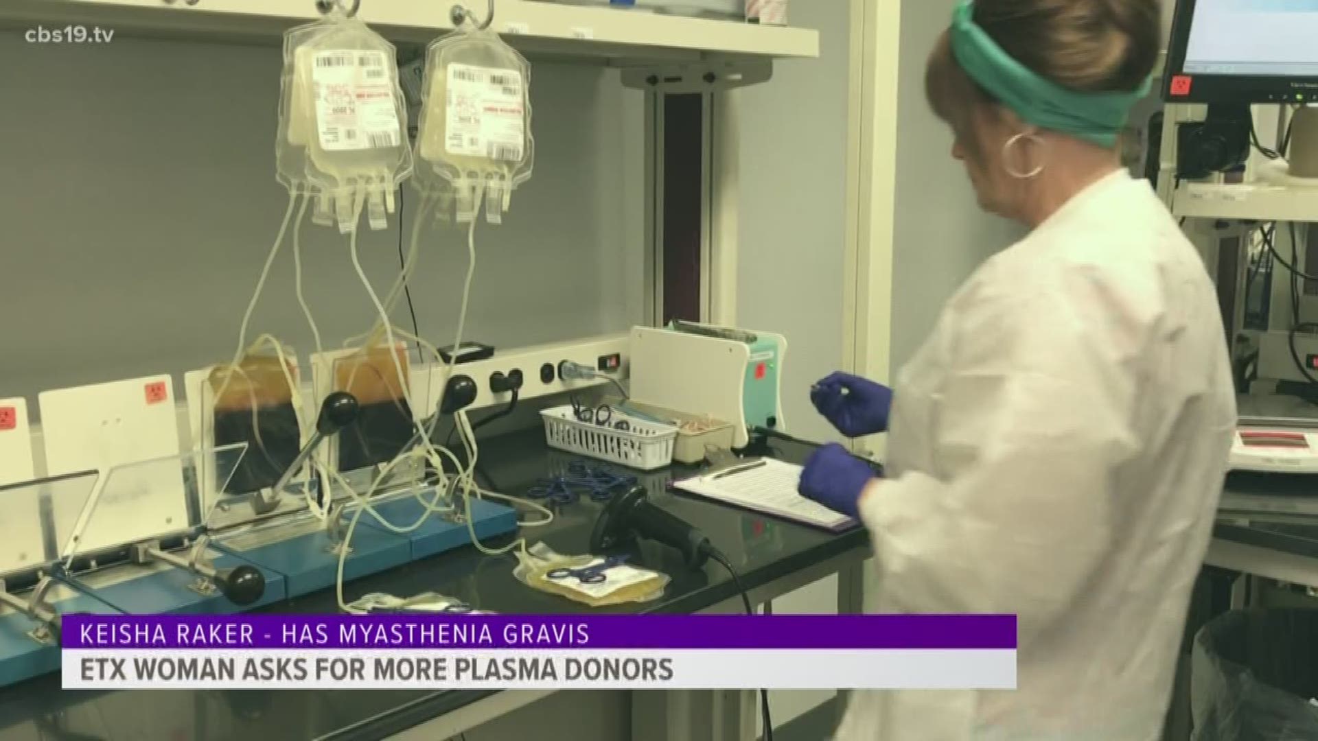 ETX woman raising awareness about the need for plasma donations in East Texas