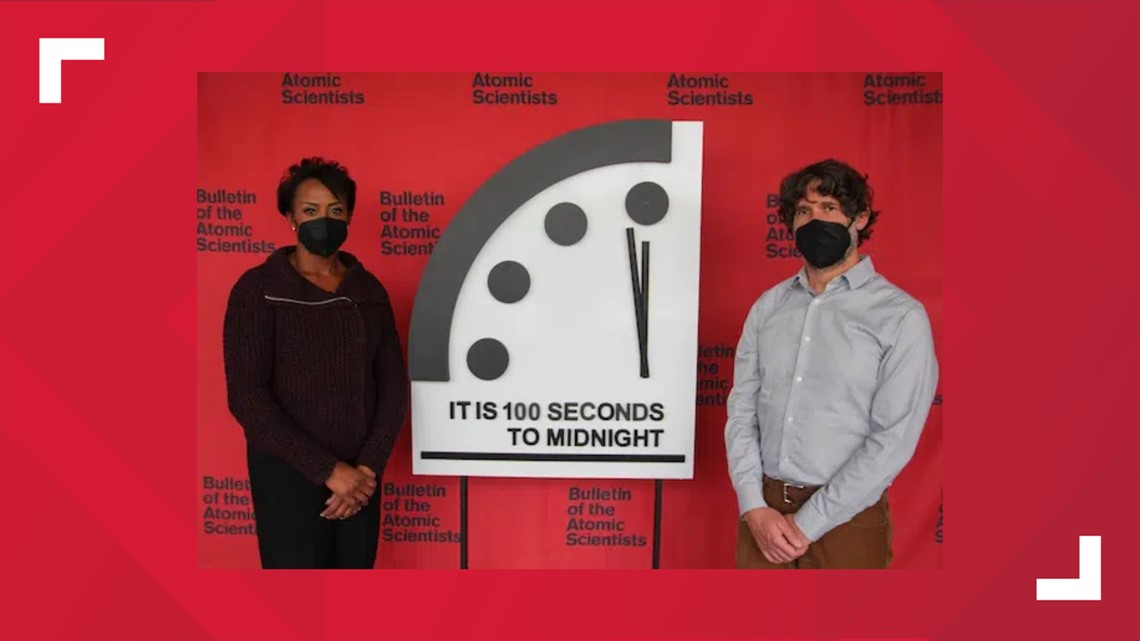 Doomsday Clock at 100 seconds to midnight cbs19.tv