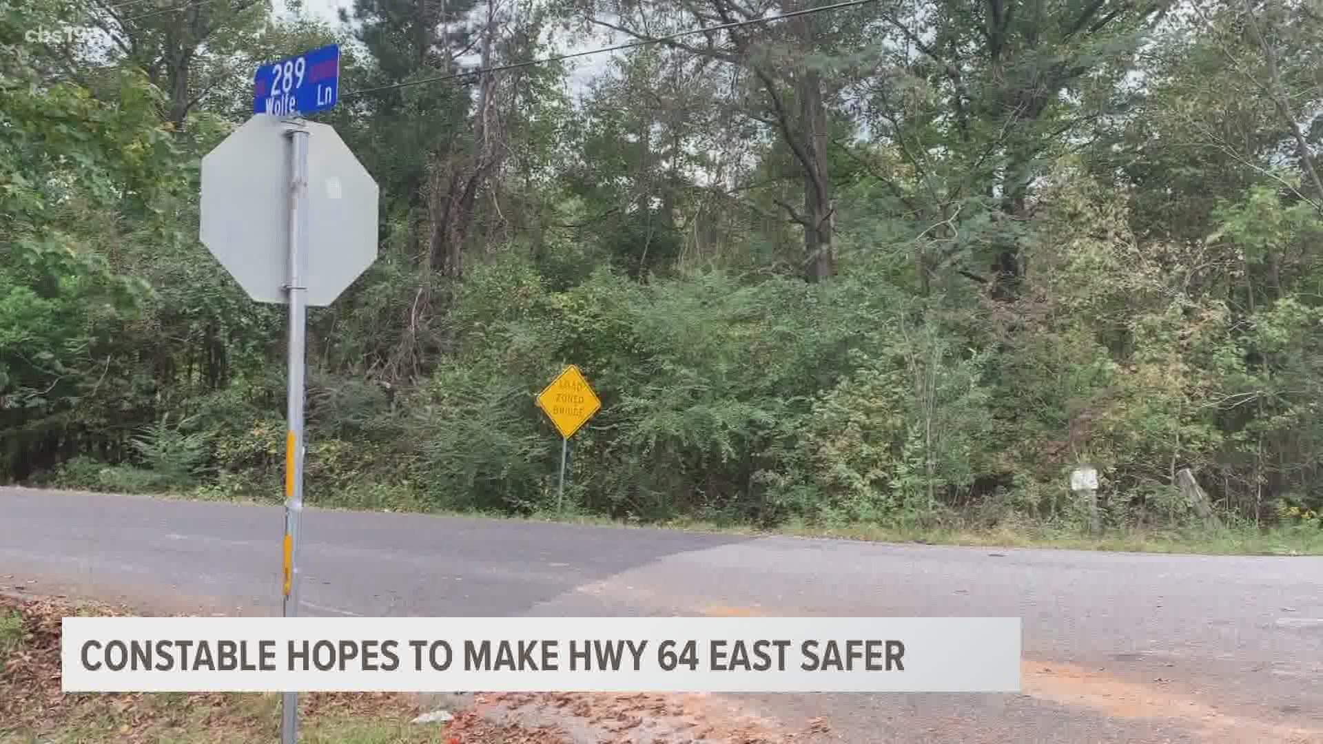 On Wednesday, the dangerousness of the road was witnessed by the community, when a car was attempting to make a left turn onto Wolfe Lane.