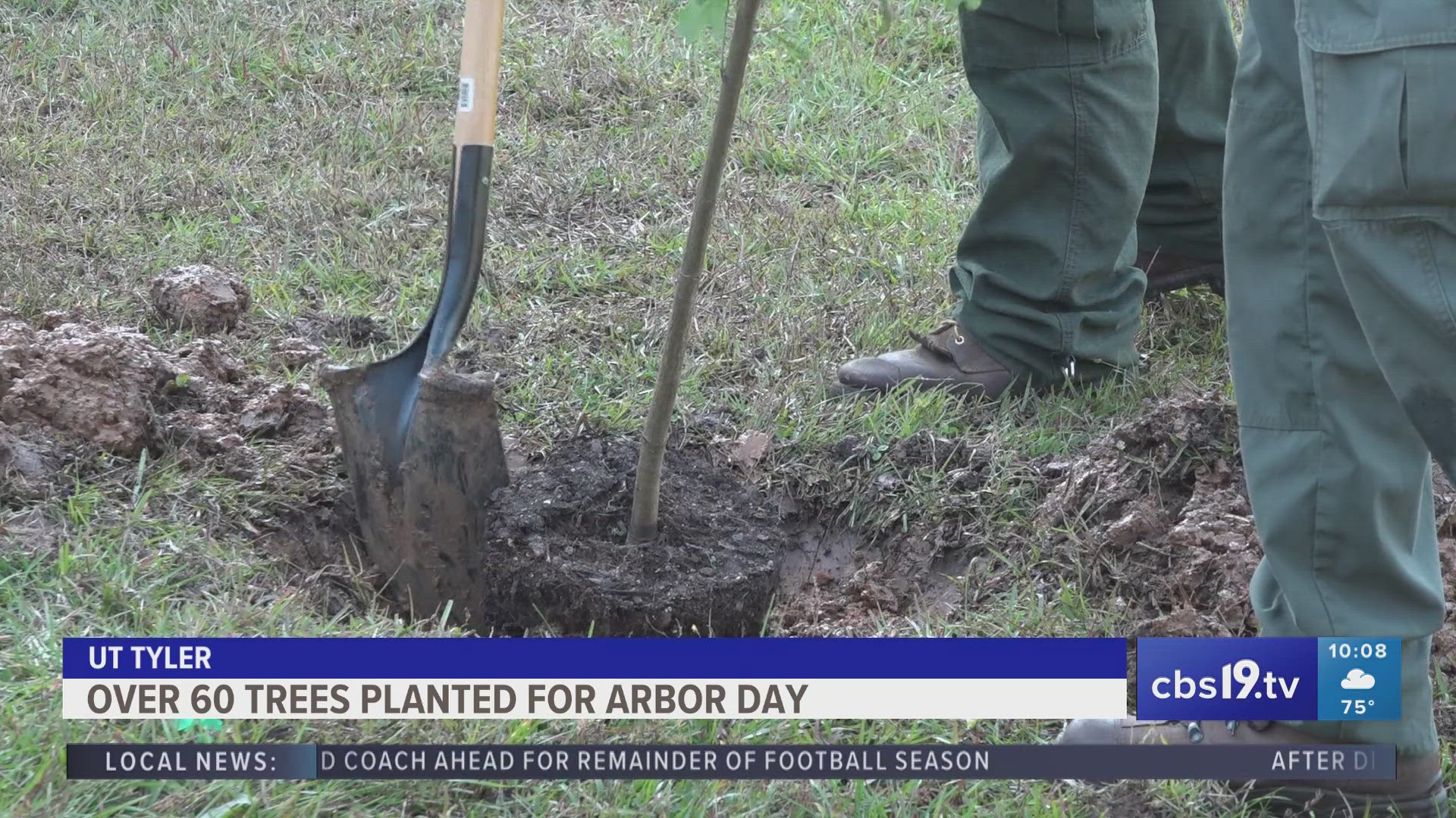 UT Tyler plants over 60 trees for Arbor Day