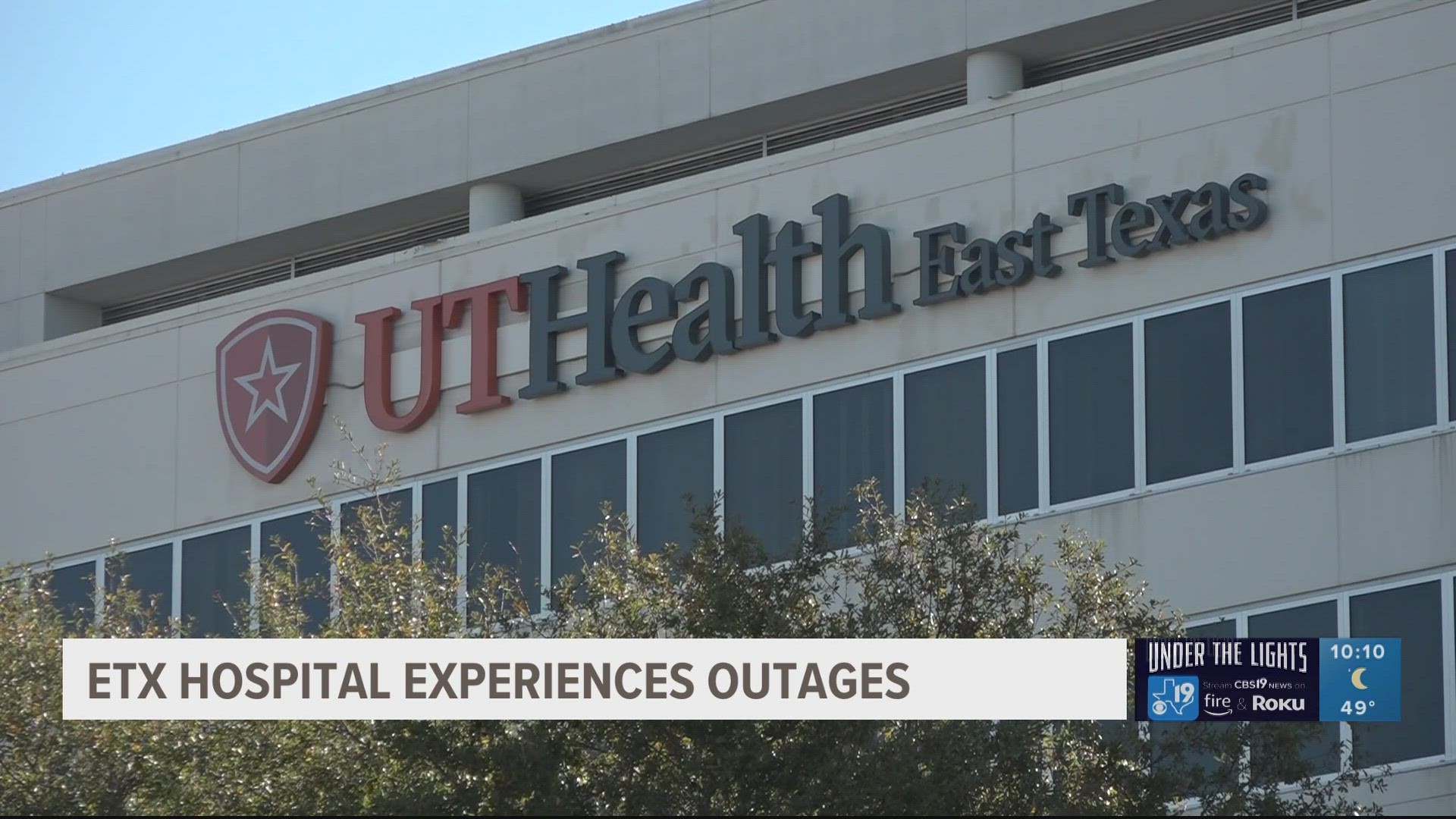 The network outage on Thursday evening placed the hospital in divert status for their emergency rooms.