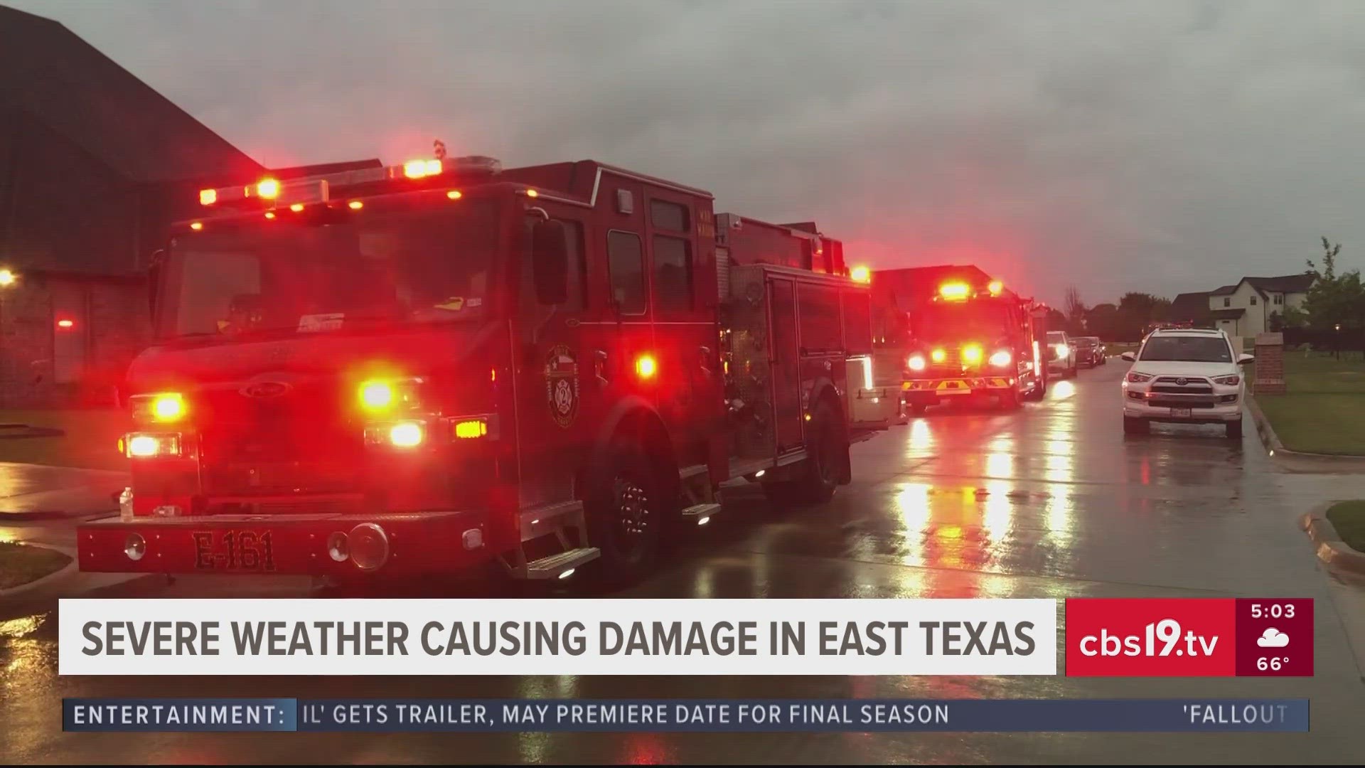 East Texas first responders have been busy the last 24 hours after severe weather hit the area.
