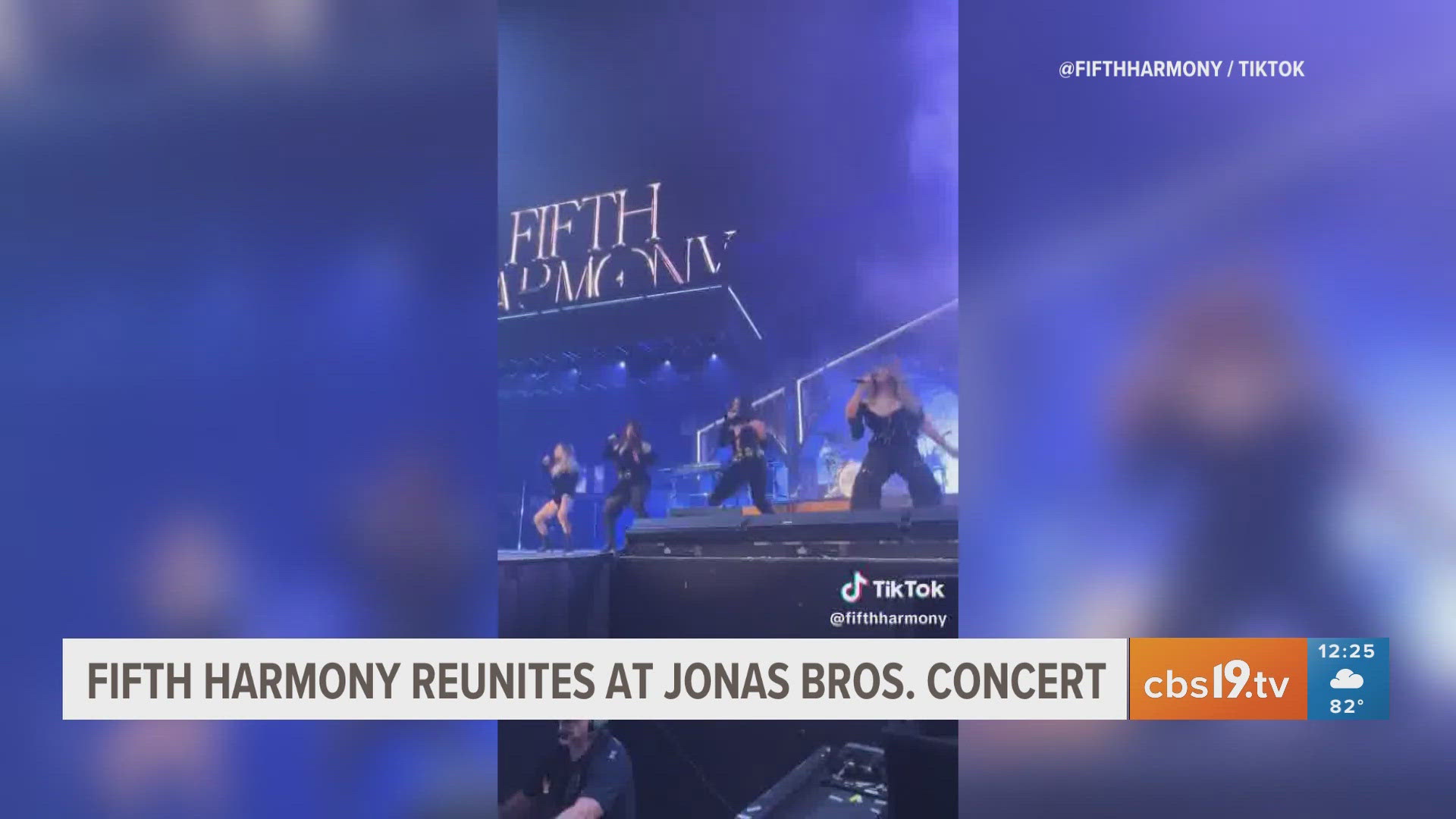 Fifth Harmony is back! They surprised fans at a Jonas Brothers concert in Dallas Sunday night. 
