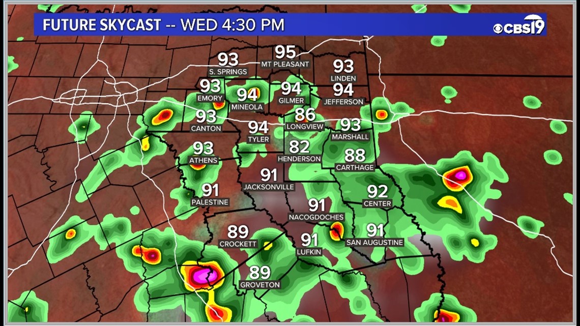East Texas Weather Forecast from CBS 19. cbs19.tv