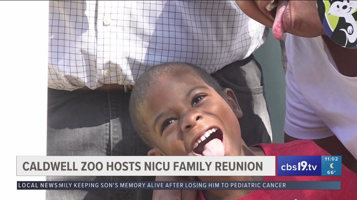 Caldwell Zoo hosts NICU family reunion