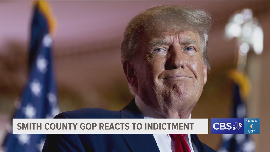 East Texas Republican chair reacts to Trump's indictment - Vimarsana News