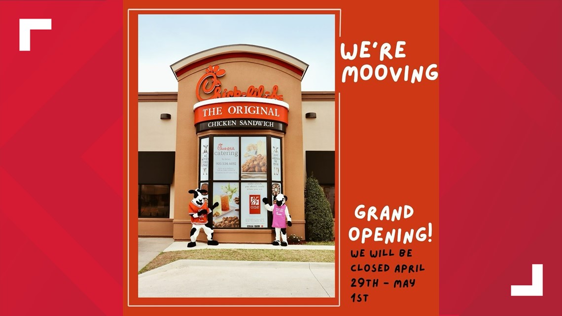 New Chick Fil A Location In Tyler Announces Grand Opening Cbs19 Tv