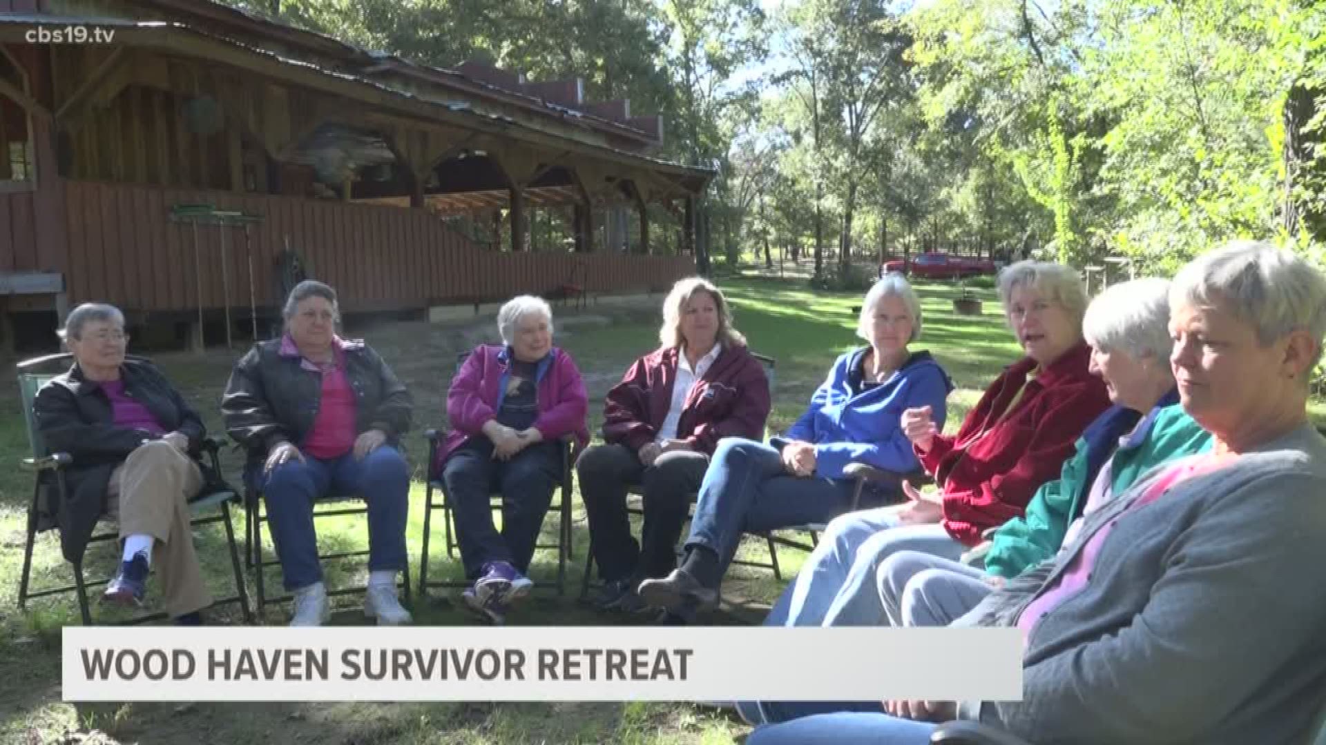 Breast Cancer survivors from across East Texas gathered at Wood Haven's retreat to share experiences of their journeys. Lexie Hudson explains.