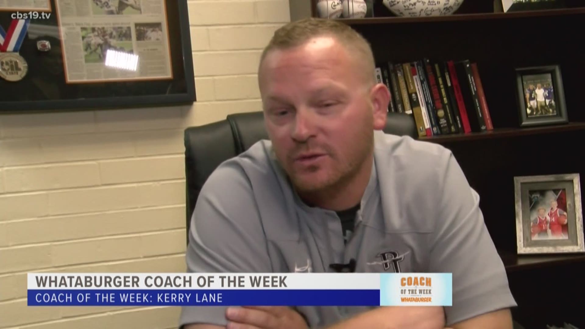 Congratulations to our Week 9 Whataburger Coach of the Week: Pine Tree's Kerry Lane!