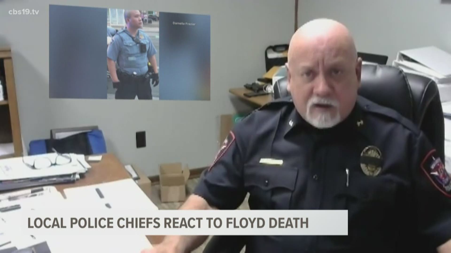 Winnsboro Police Chief Andy Chester says he was sickened by Floyd's death and the tactic of putting a knee on a suspect's neck should never happen.