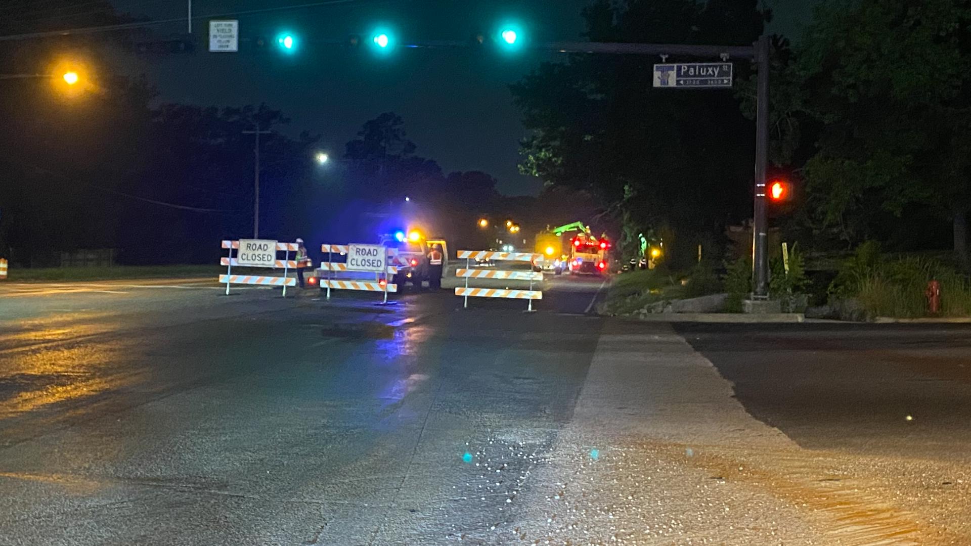 Westbound lanes of Loop 323 near McMillan Drive in Tyler closed | cbs19.tv