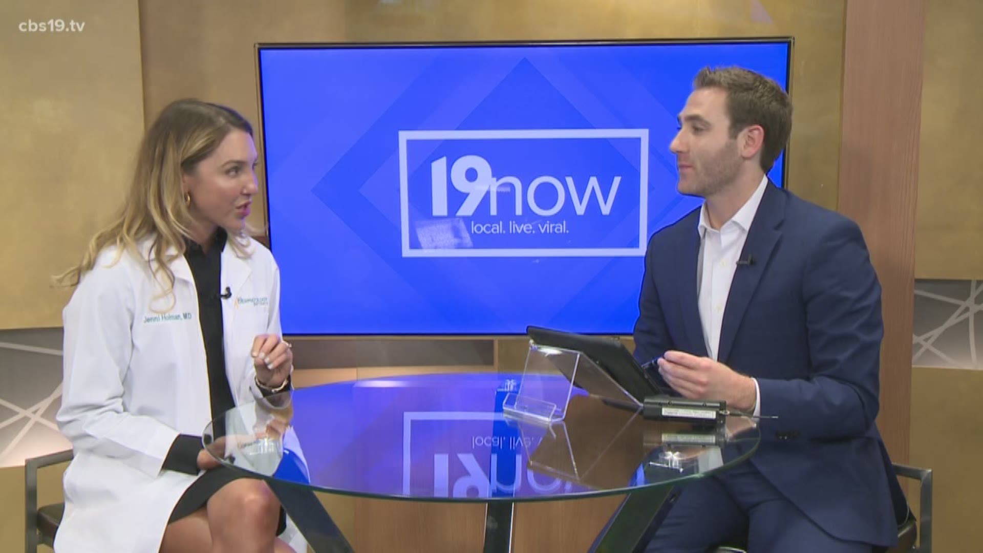 Are you sweating due to the hot temps? Dr. Jennifer Holman, a Board Certified Dermatologist, joins Mike on 19now to discuss solutions.