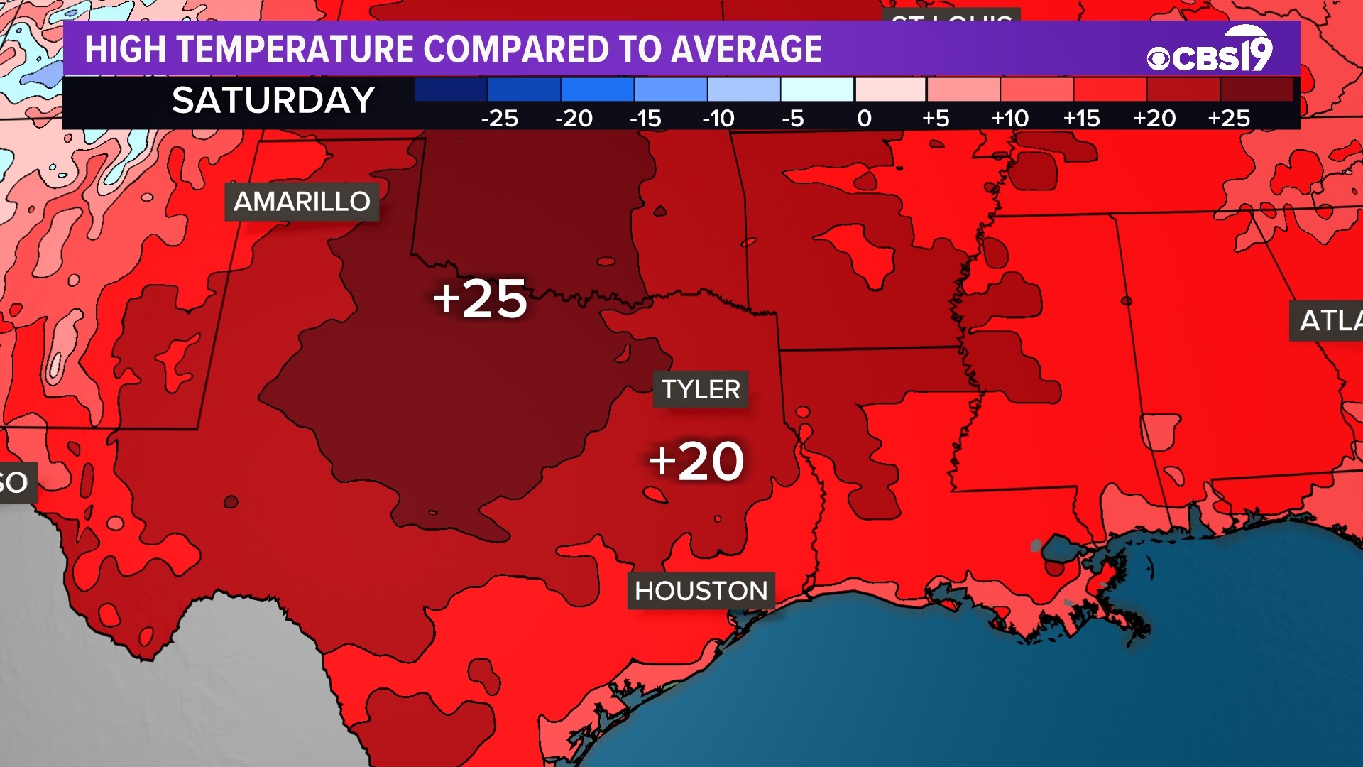 Record highs are possible for Christmas! Just part of a very warm