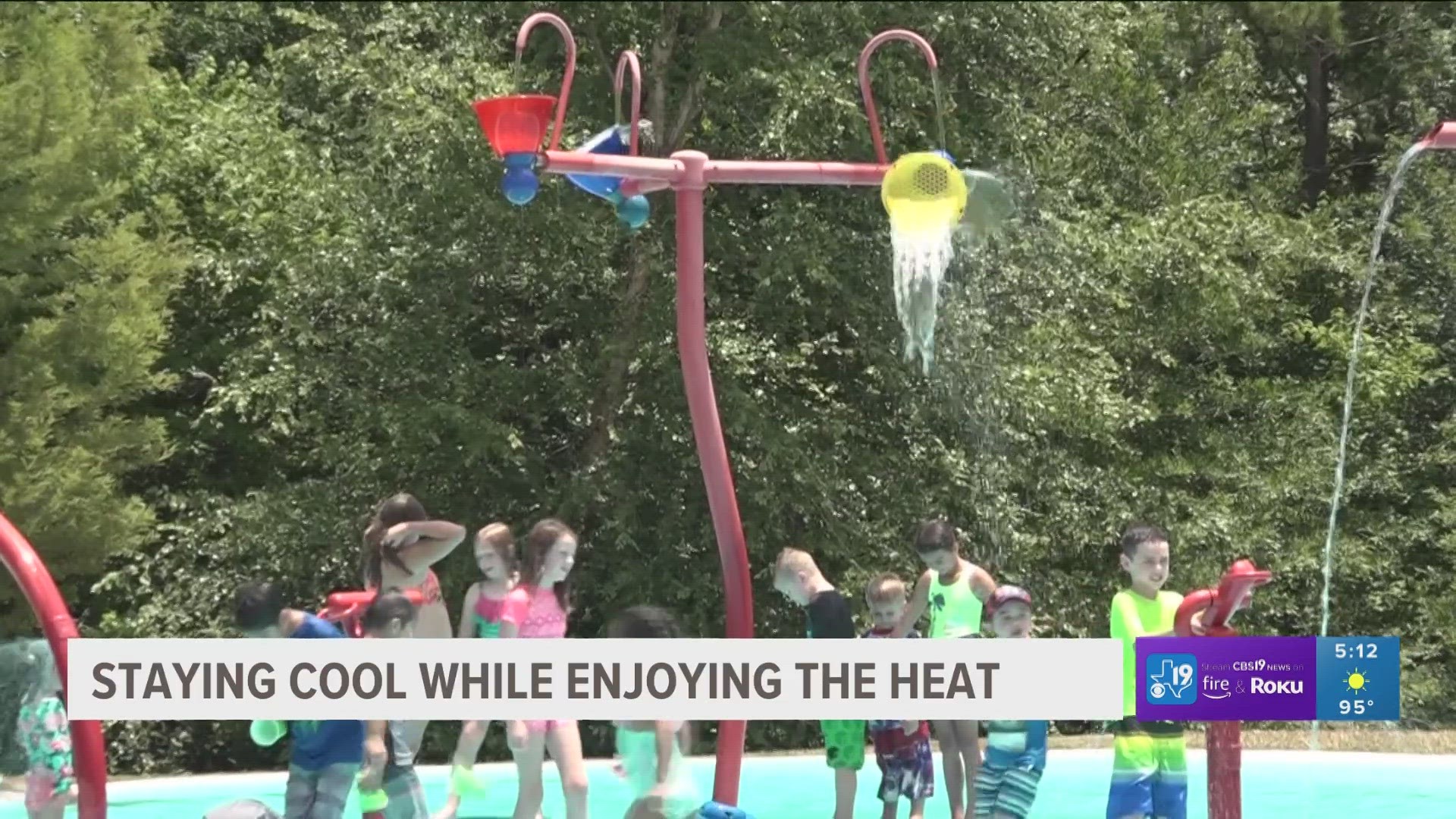 Despite the excessive heat, it is not stopping people from enjoying the outdoors.