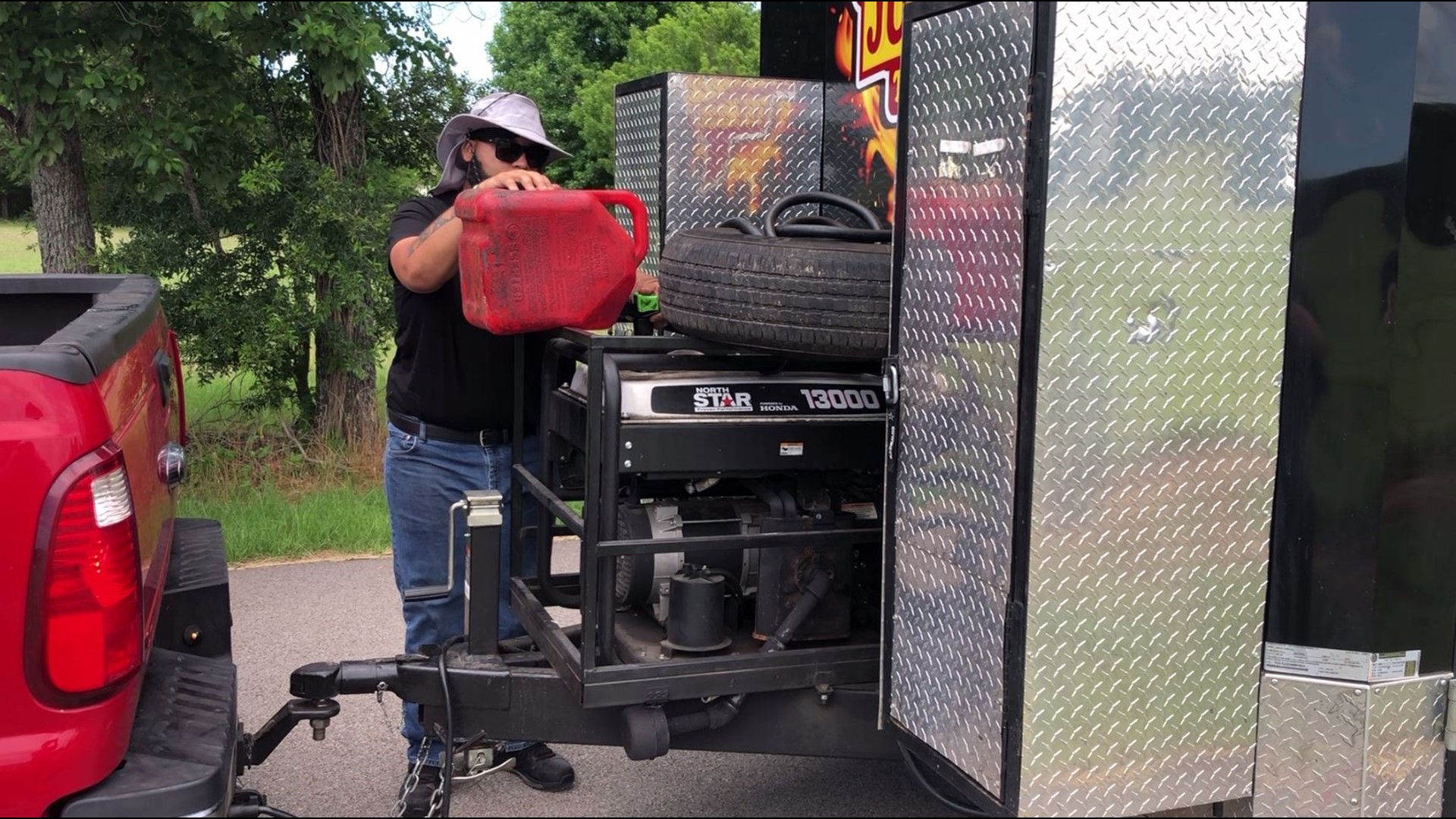 With the high cost of food, restaurant supplies, and now gas.. the service industry on wheels are finding ways to spread out the cost.