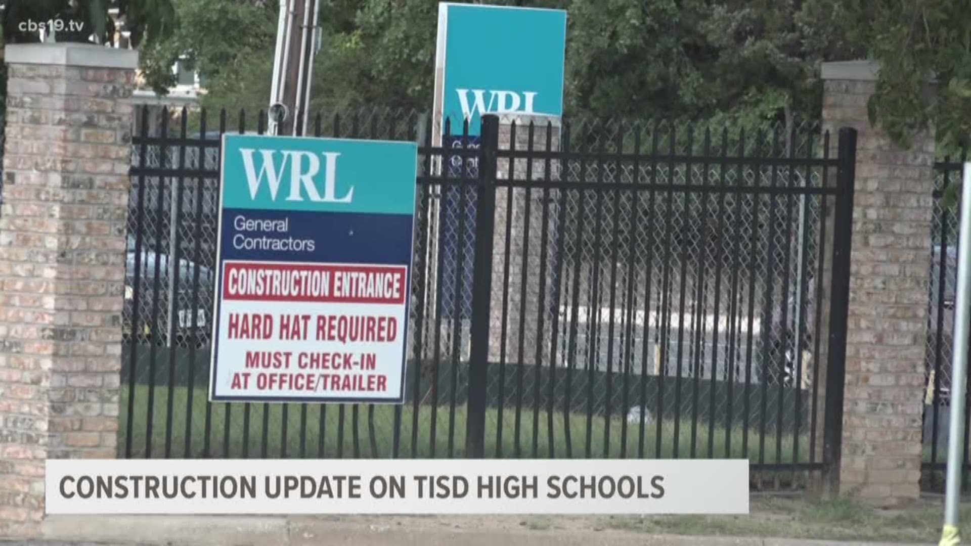 Update: Construction is moving forward at TISD high schools 