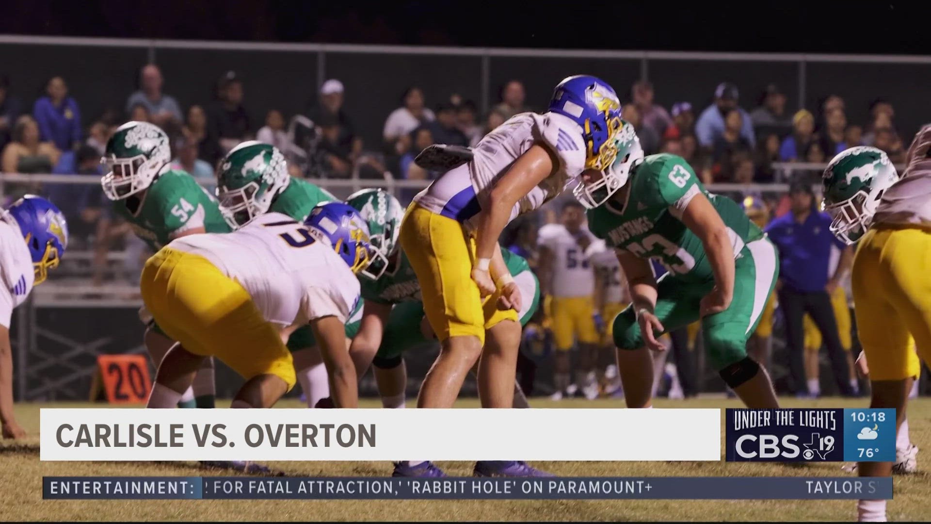 For more East Texas high school football action, visit https://www.cbs19.tv/under-the-lights.