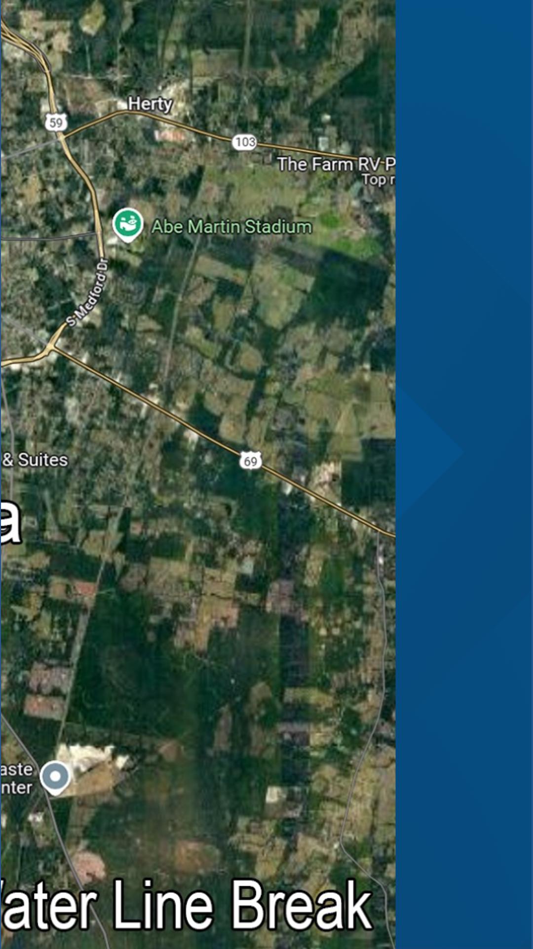Repair crews responding to water line break in East Texas | cbs19.tv